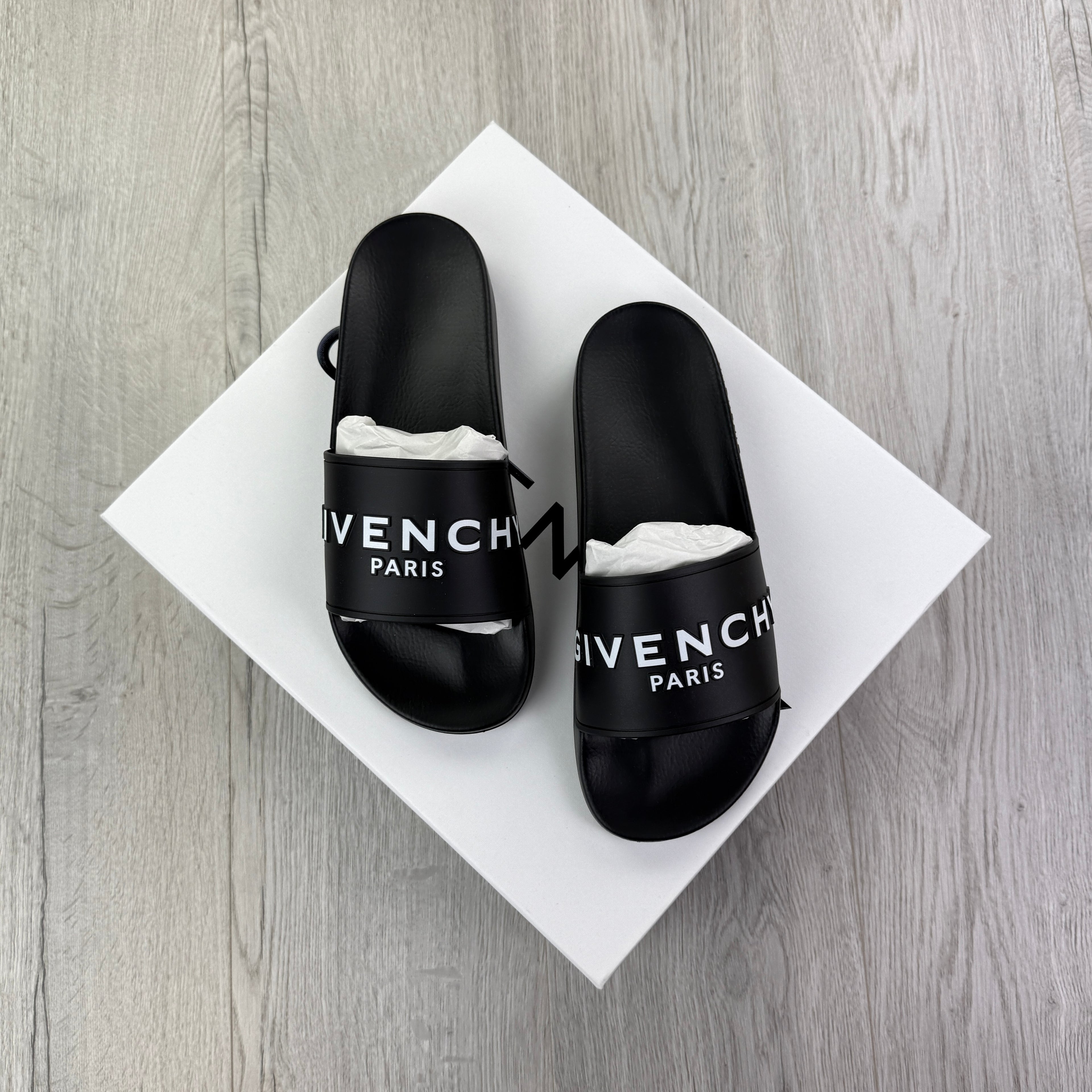 Givenchy Men’s Black Sliders