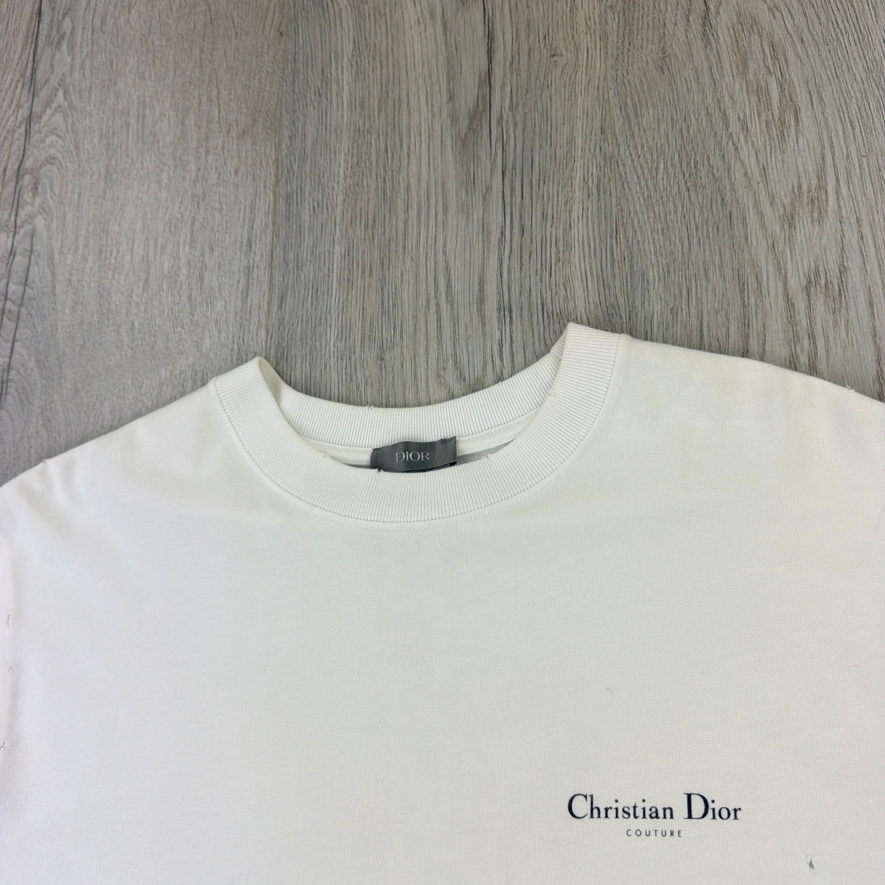 Christian Dior ‘Couture’ Men’s White T-shirt - Small