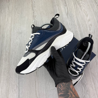 Dior B22 Men’s Navy Runners - 42 (Fit Uk 7.5)