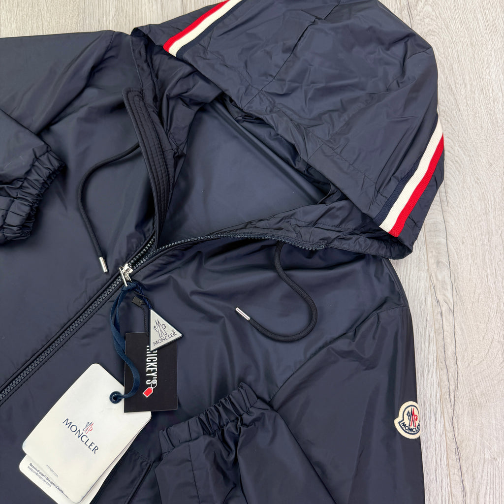 Moncler Men’s Grimpeurs Zip-up Navy Windbreaker Jacket