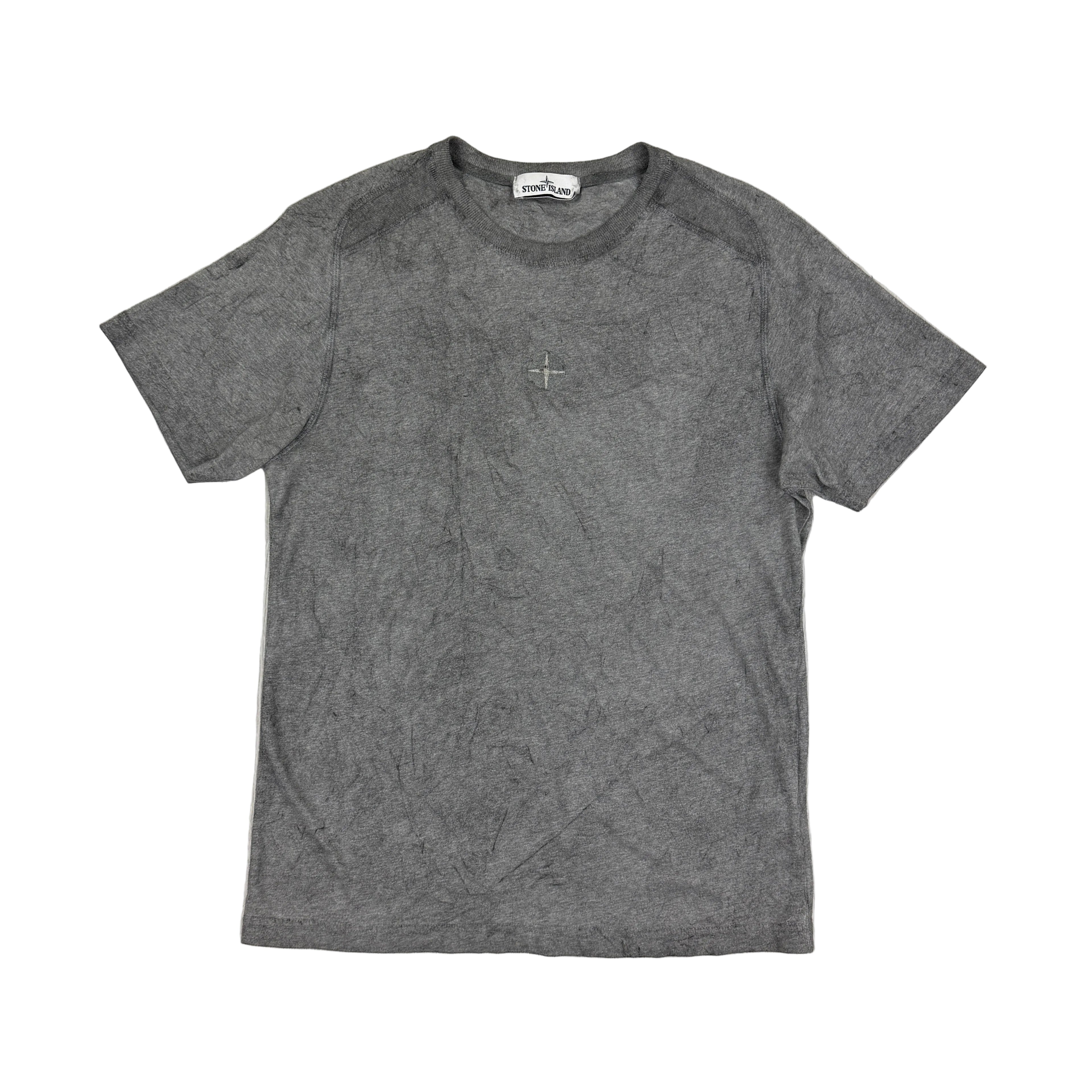 Stone island Men’s Grey Smoke T-shirt - Medium