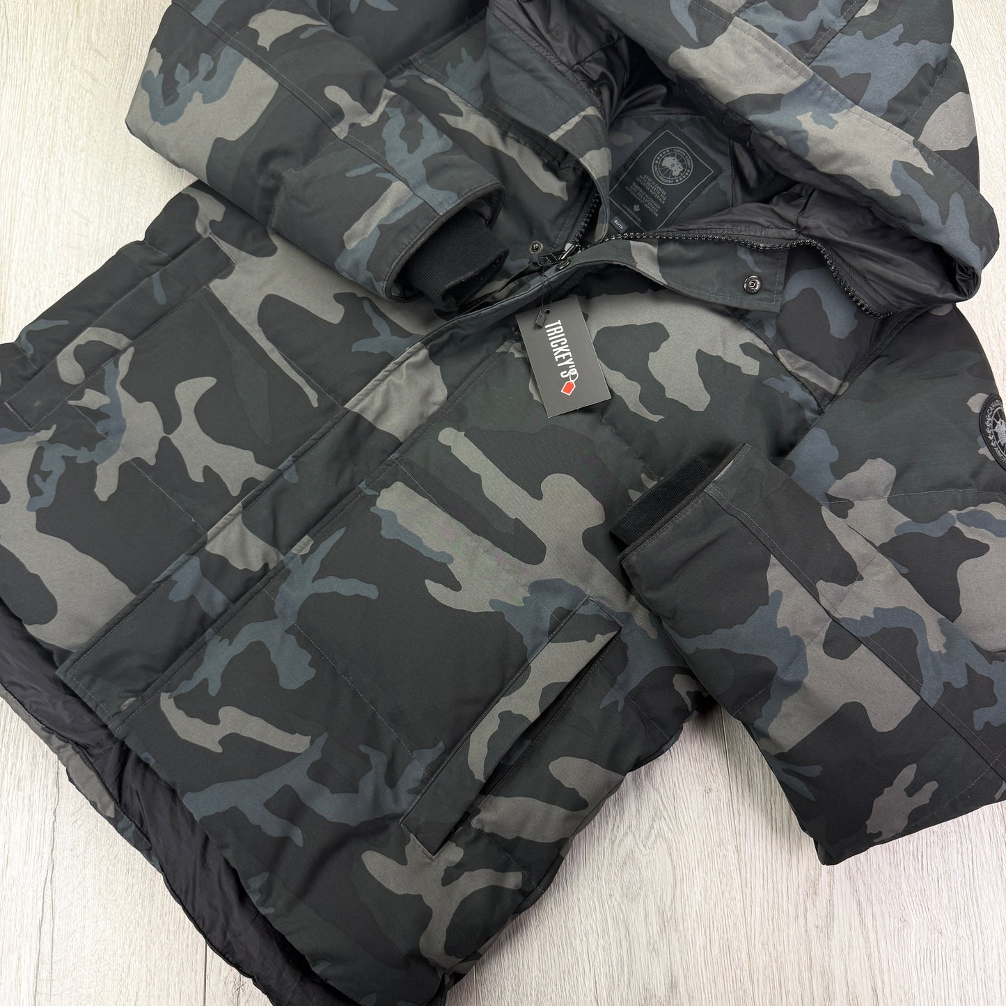 Canada Goose Men’s Black Badge Camo MacMillan Jacket - XL