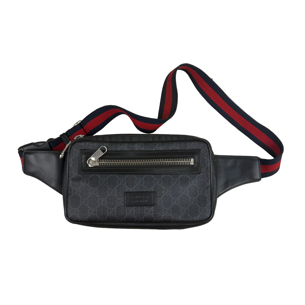 Gucci Men’s GG Black Belt Bag