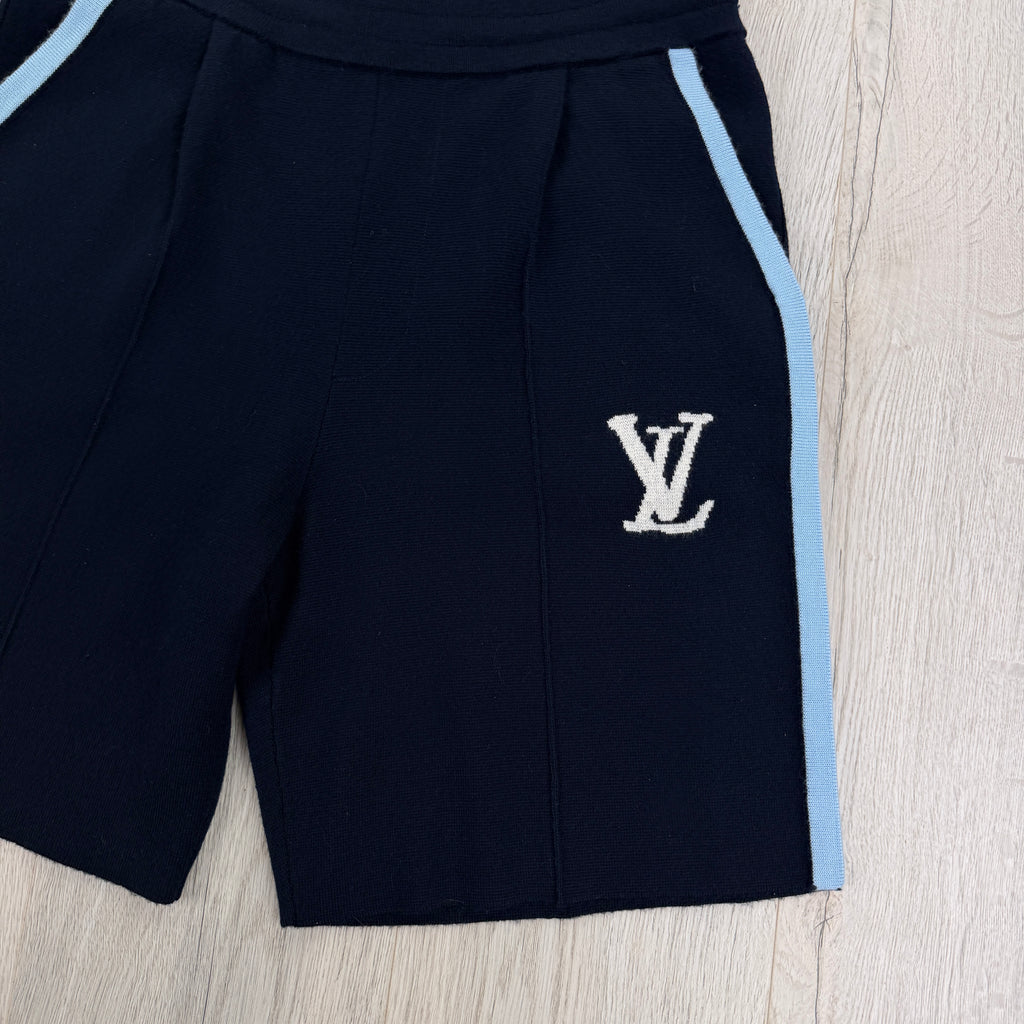 Louis Vuitton Men’s Navy Wool Shorts - Small