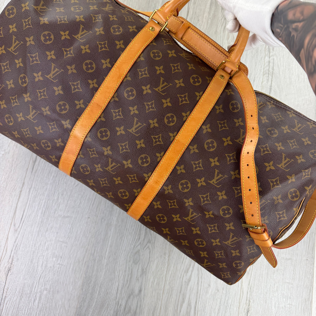 Louis Vuitton Men’s Brown Monogram Keepal Bag - 60