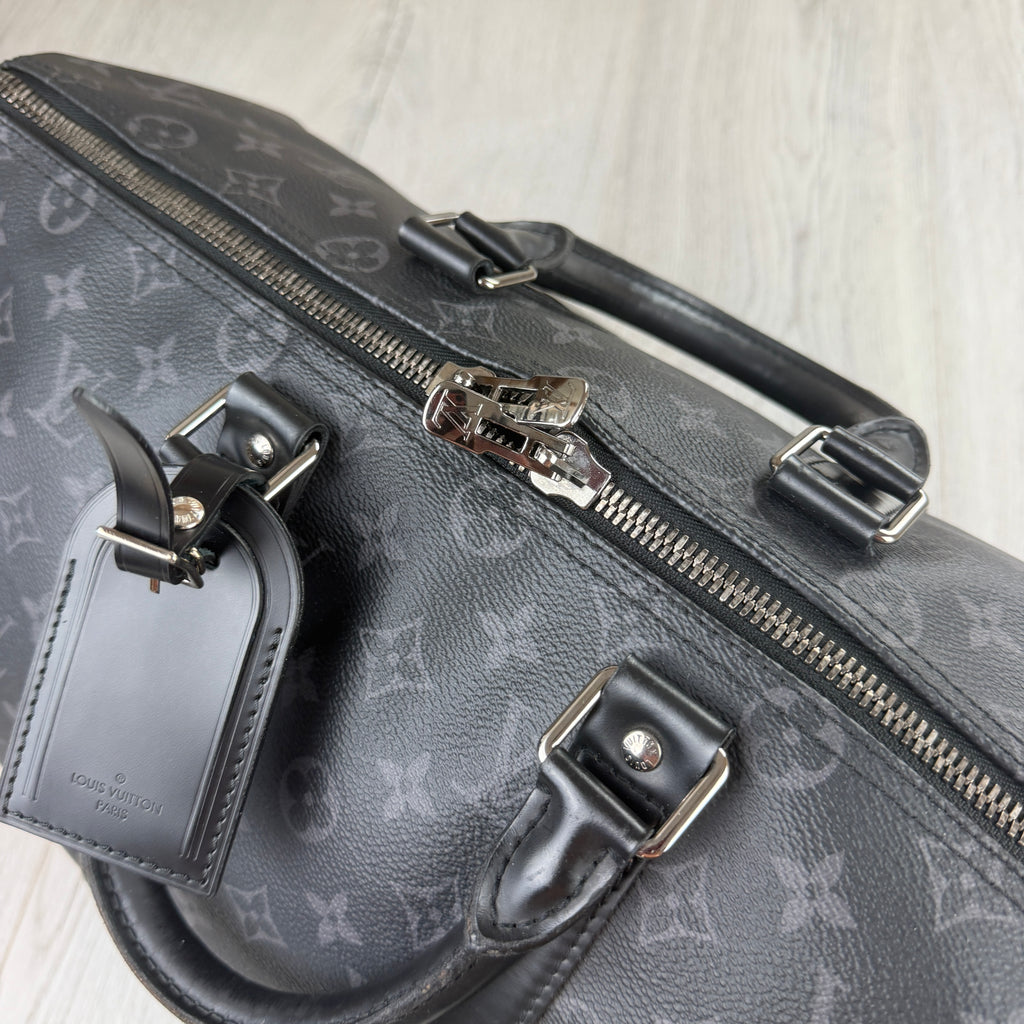 Louis Vuitton Men’s Black Monogram Keepal Bag - 45