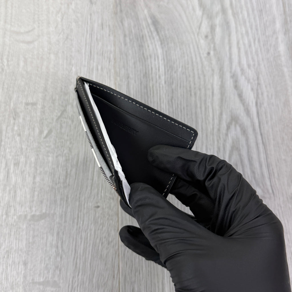 Burberry Check Dark Birch Card Case