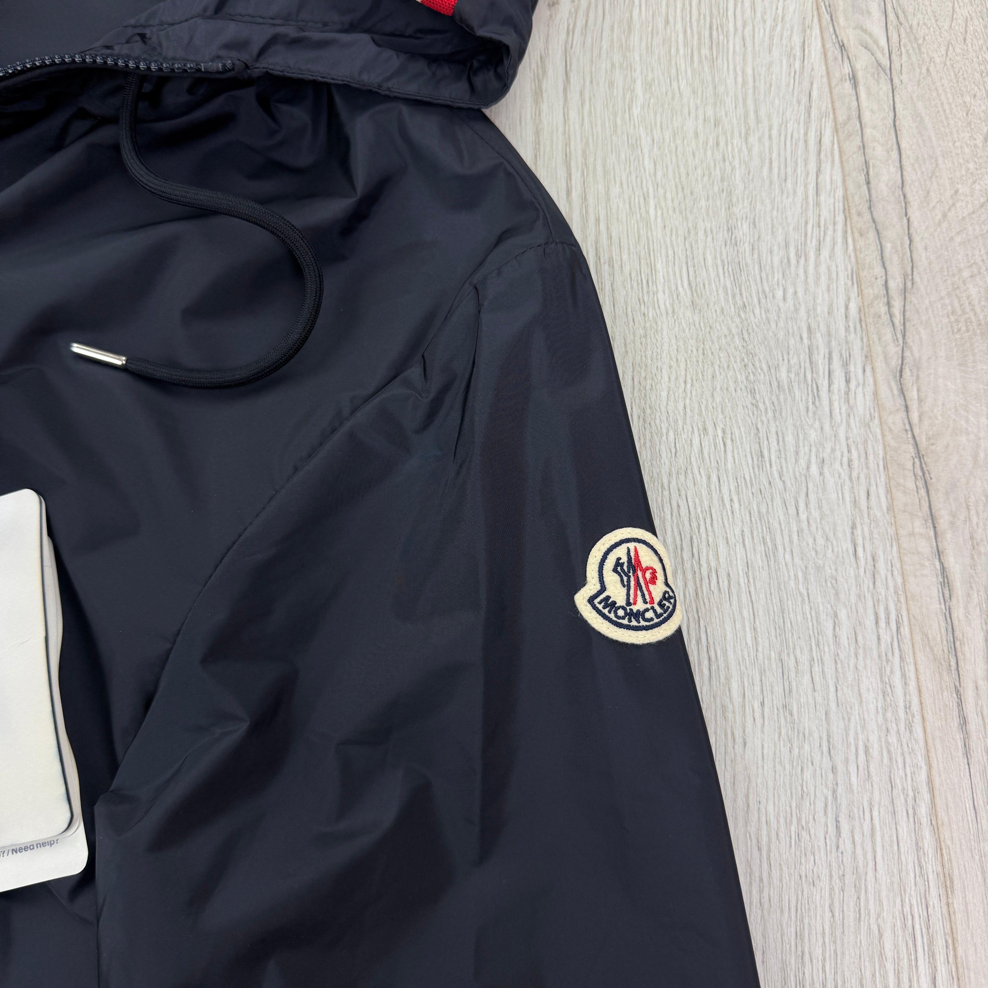 Moncler Men’s Grimpeurs Zip-up Navy Windbreaker Jacket