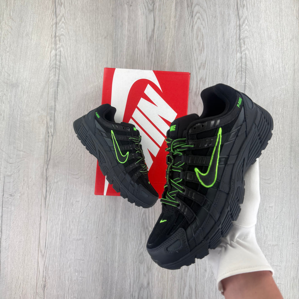 Nike P‑6000 PRM Black Green Strike