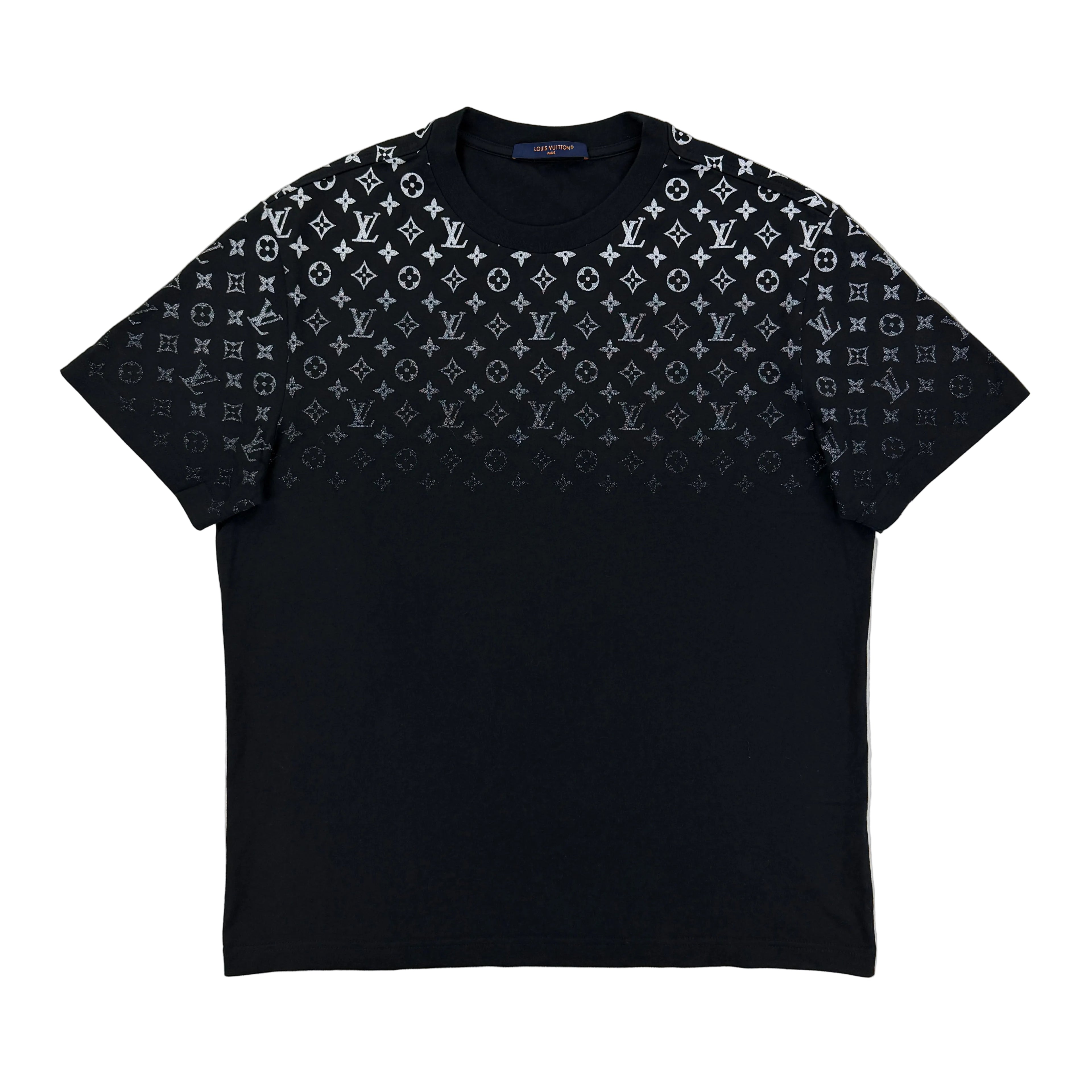 Louis Vuitton Men’s Black Gradient T-shirt - Large