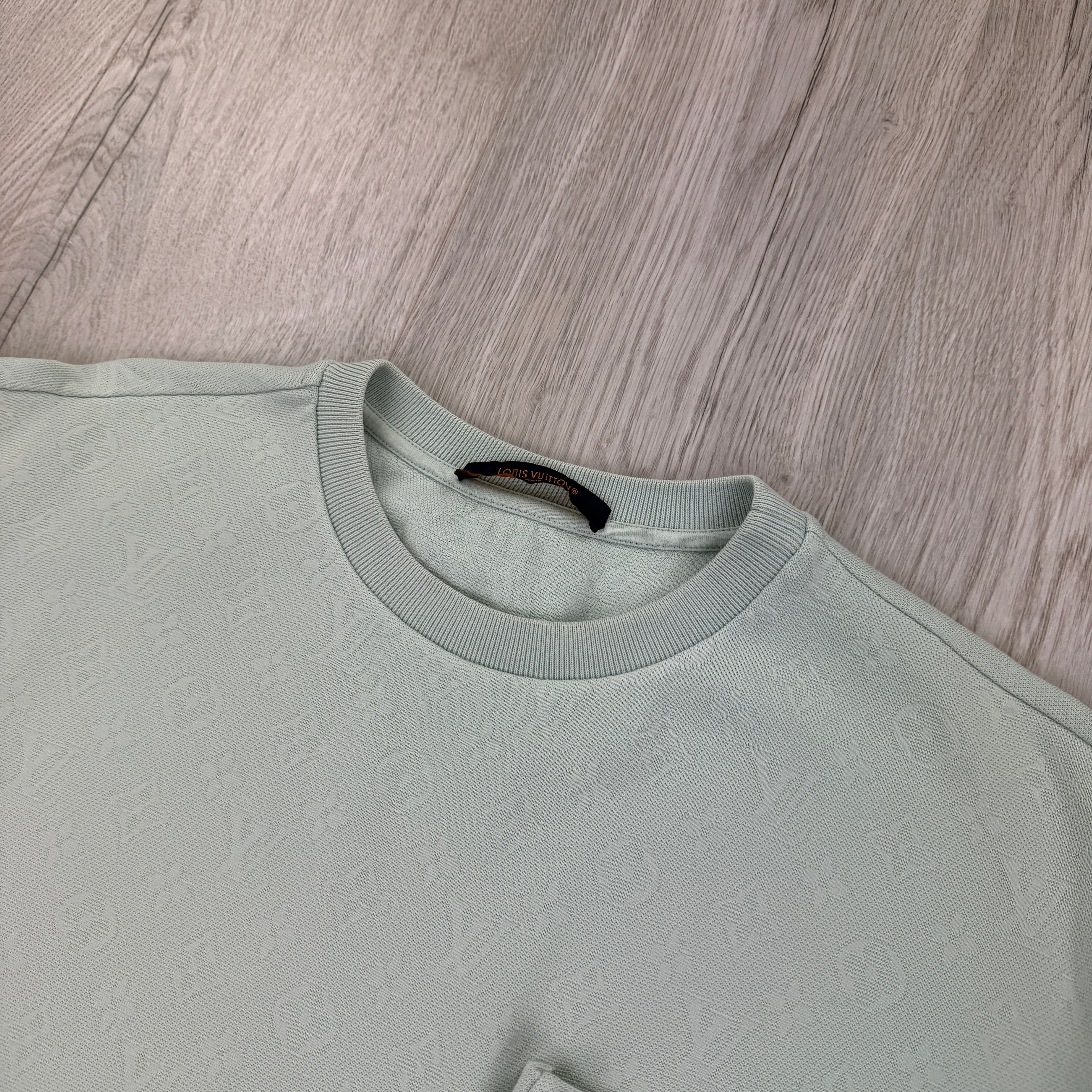 Louis Vuitton Men’s Mint Monogram 3D Pocket T-shirt - Large