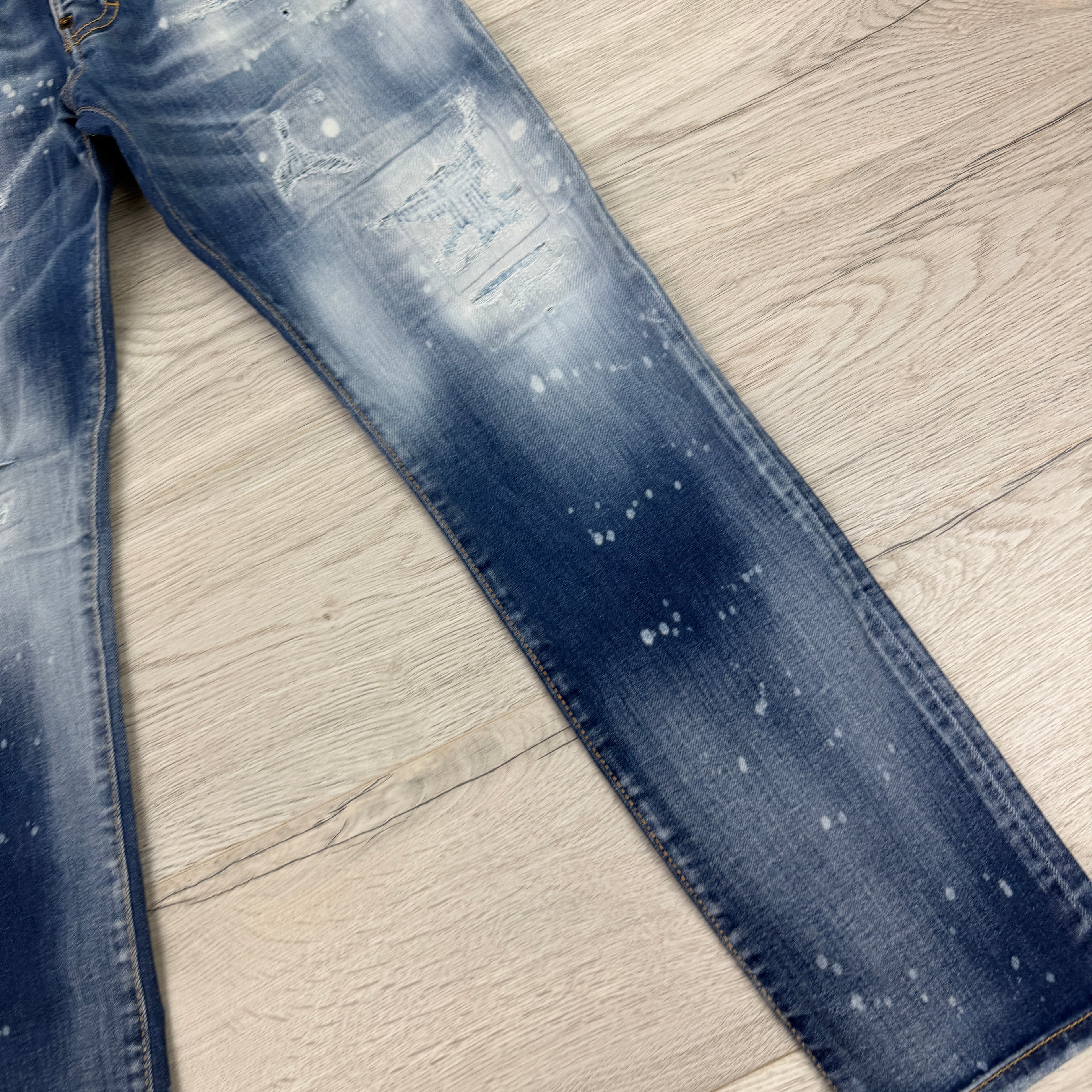 Dsquared2 Men’s Blue Distressed Cool Guy Jeans - 46 (Uk 30)