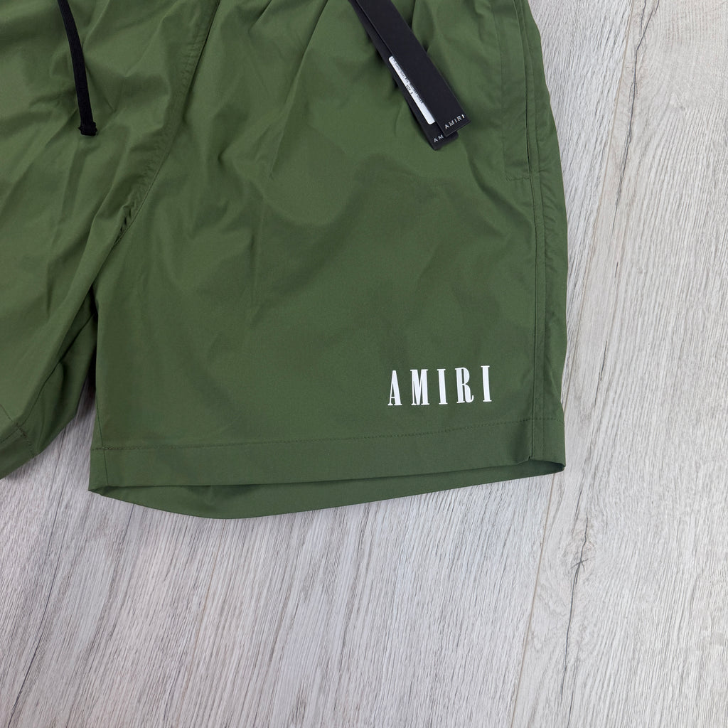 Amiri Men’s Green Swim Shorts - Small