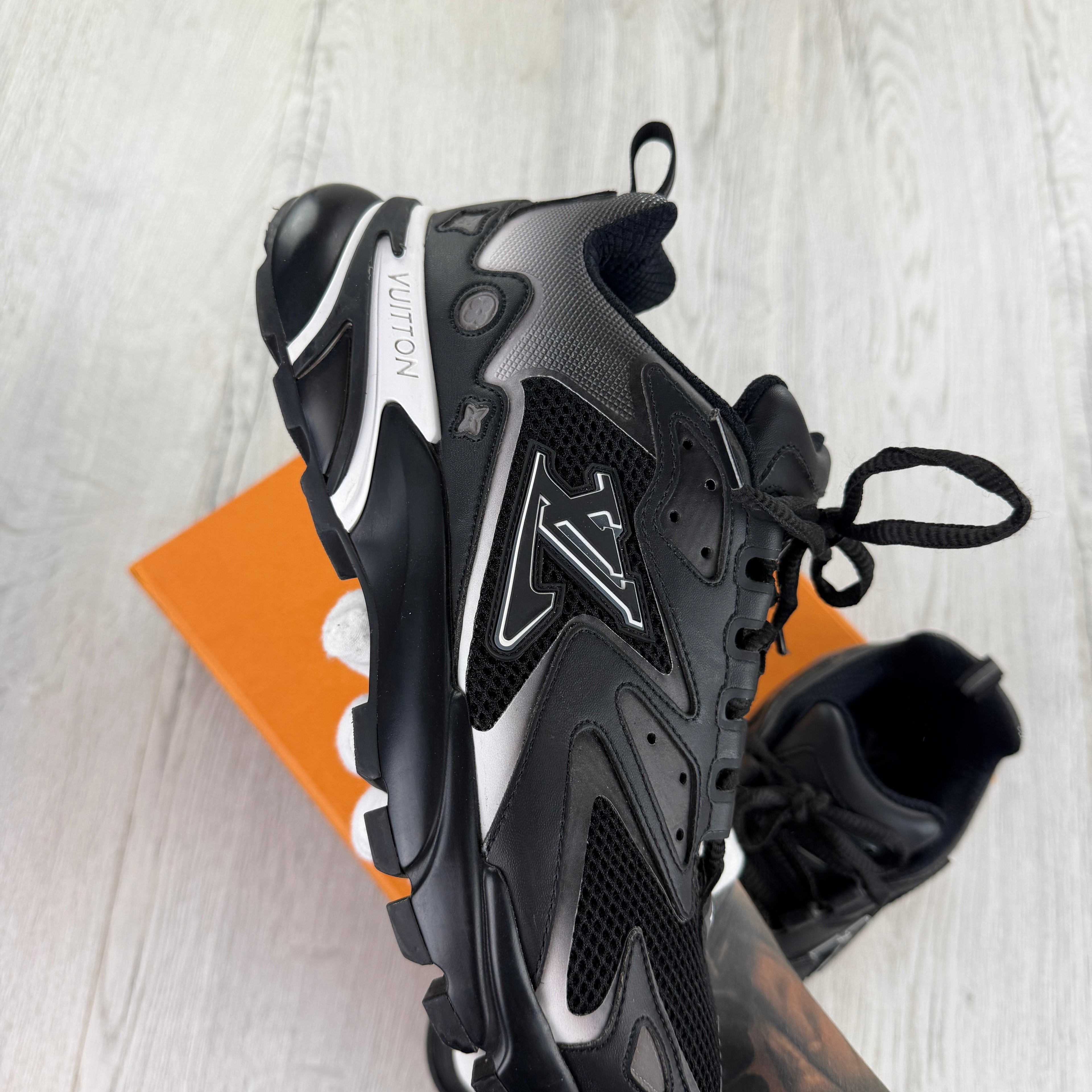 Louis Vuitton Men’s Black White Tactical Trainers  - Uk 7 (Fit 7.5)