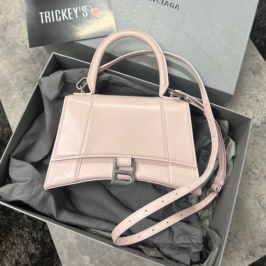 Balenciaga Women’s Pink Small Hourglass Handbag