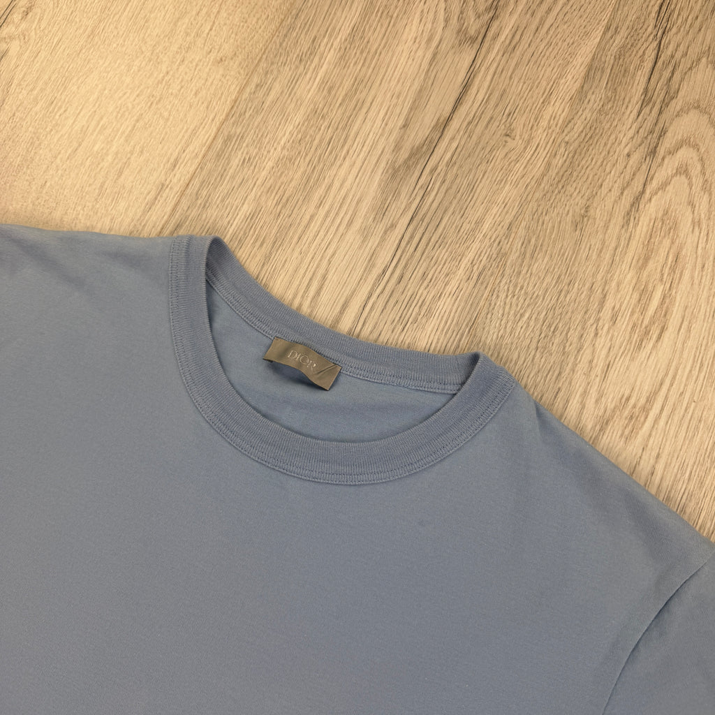 Christian Dior Men’s Baby Blue T-shirt - Medium