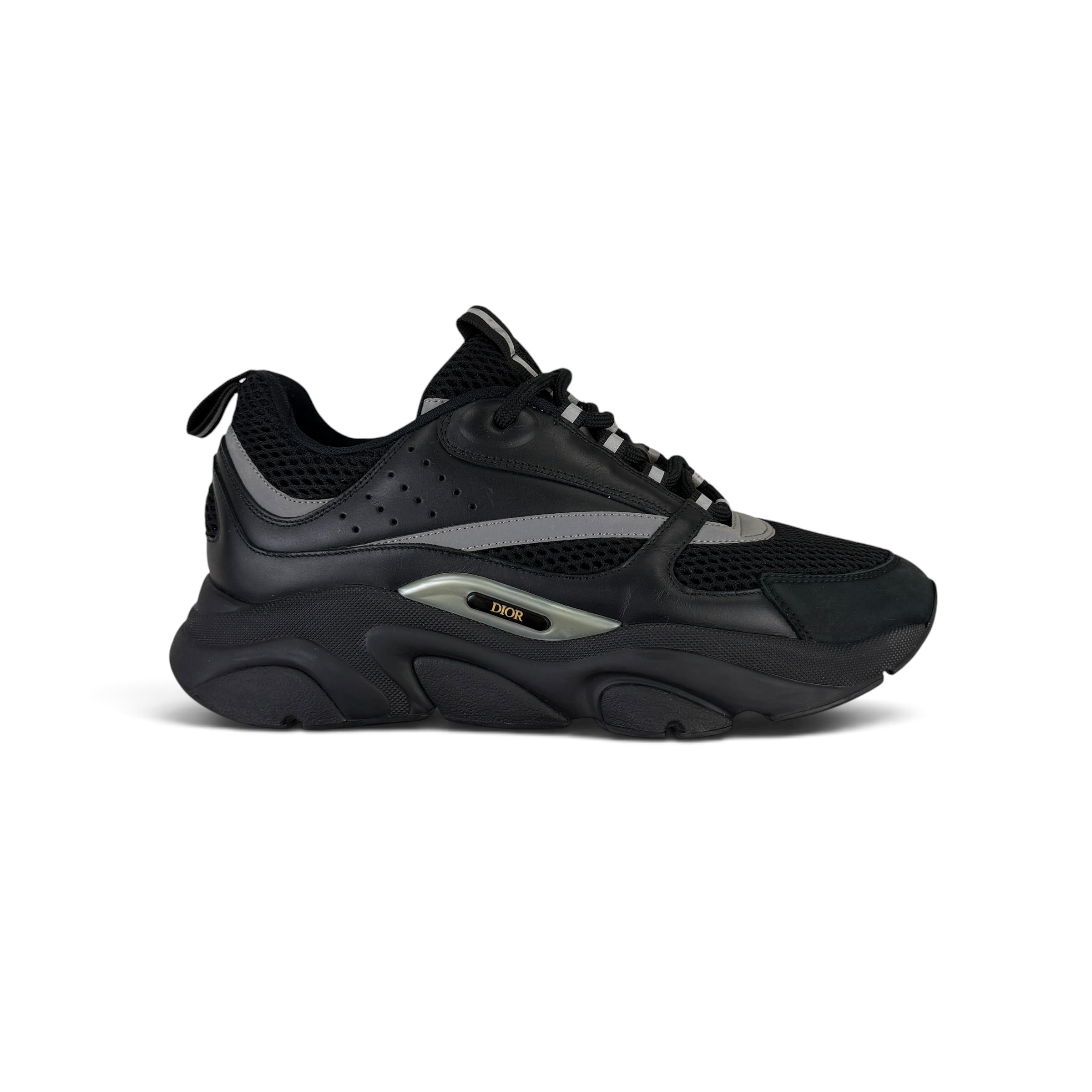 Dior B22 Men’s Triple Black Runners - 41 (Fit Uk 7)