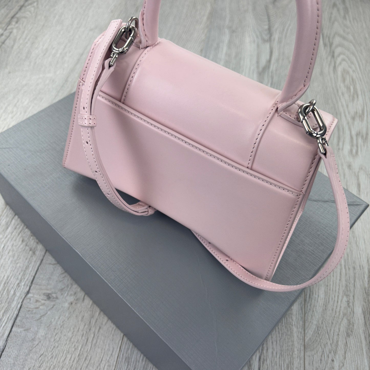 Balenciaga Women’s Pink Small Hourglass Handbag