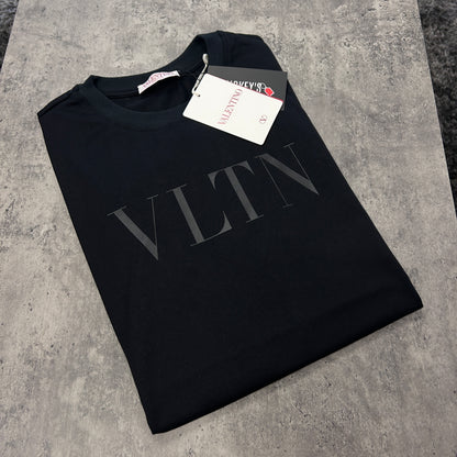 Valentino Men’s ‘VLTN’ Black T-shirt