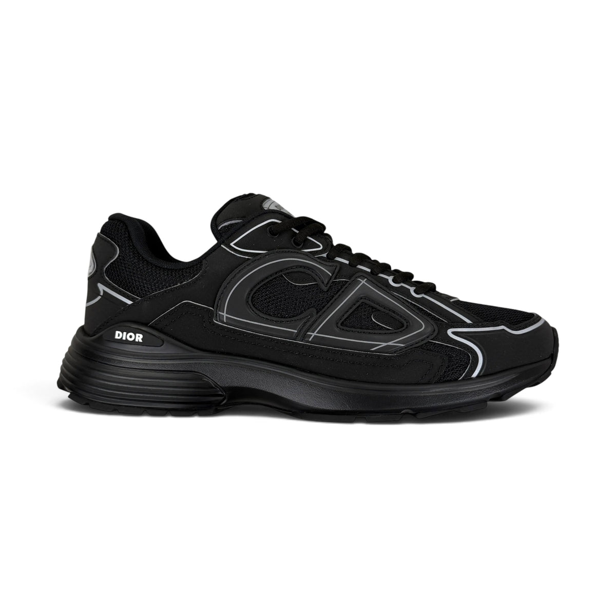 Dior B30 Men’s Triple Black Trainers - 42 (Fit Uk 8)