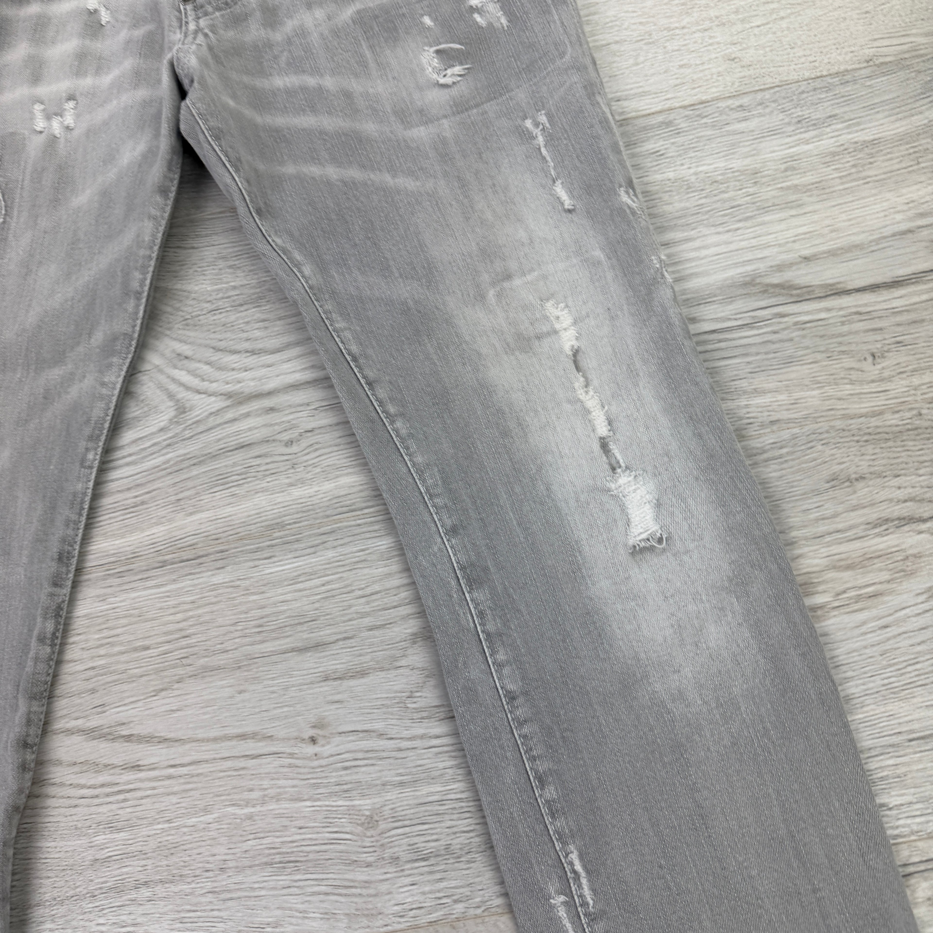 Dsquared2 Men’s Grey Distressed Jeans - 46 (Uk 30)