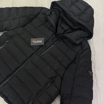 Prada Men’s Black Padded Down Jacket - 50 (Fit Small/Medium)