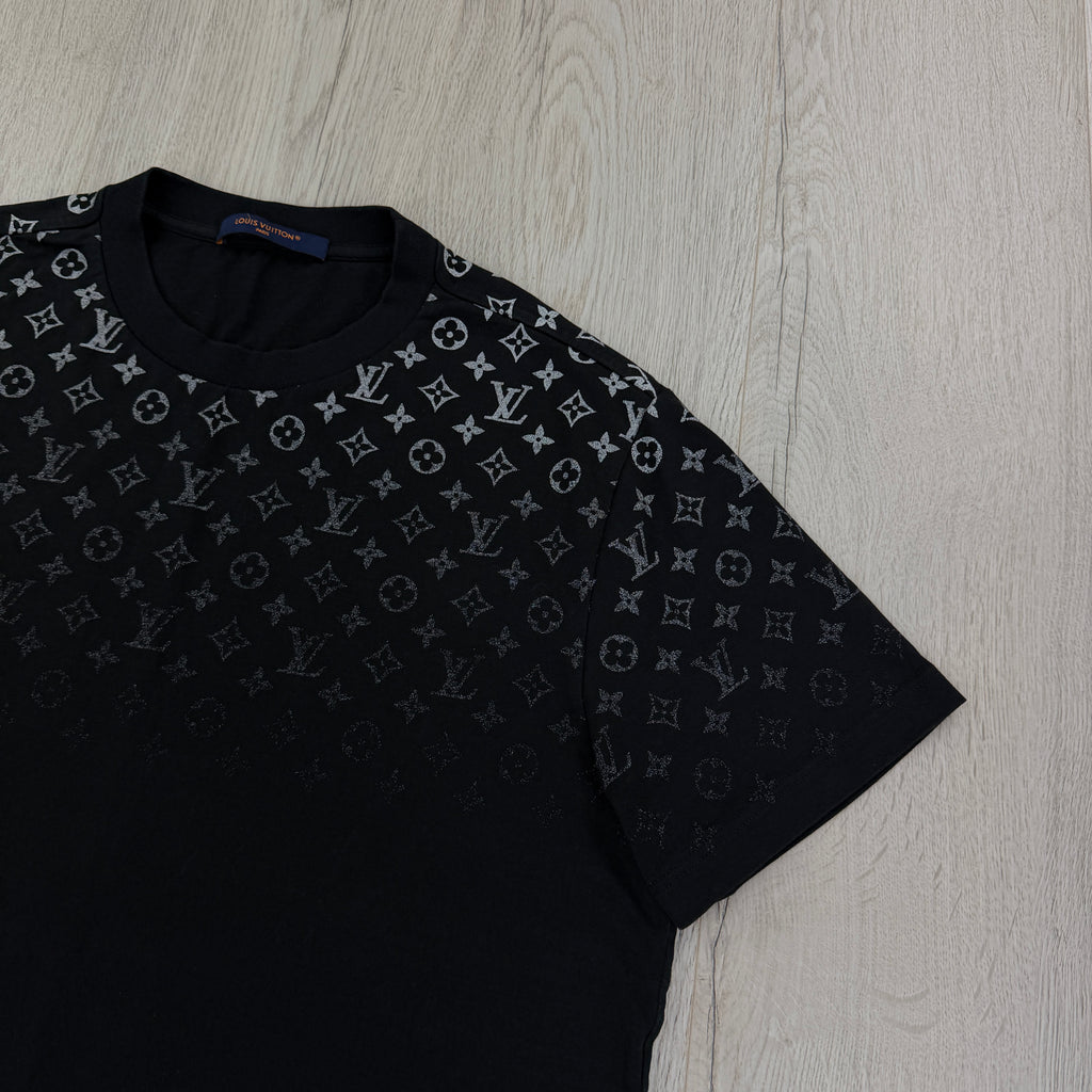 Louis Vuitton Men’s Black Gradient T-shirt - Large