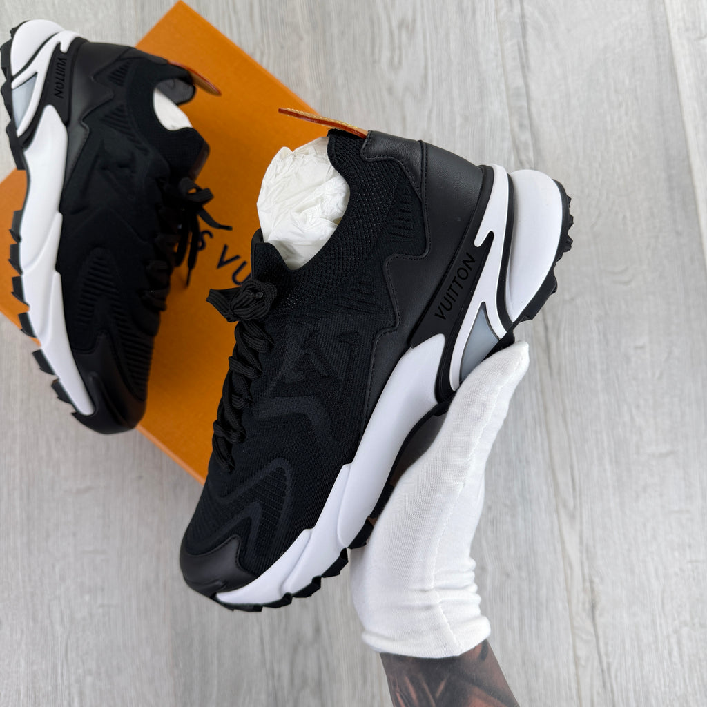 Louis Vuitton Men’s Black & White Tatic Trainers - Uk 7 (Fit 8)