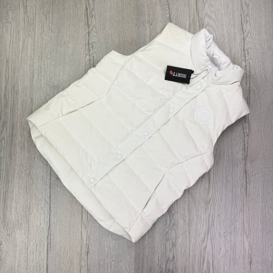 Canada Goose Womens White Badge Freestyle Vest - Large