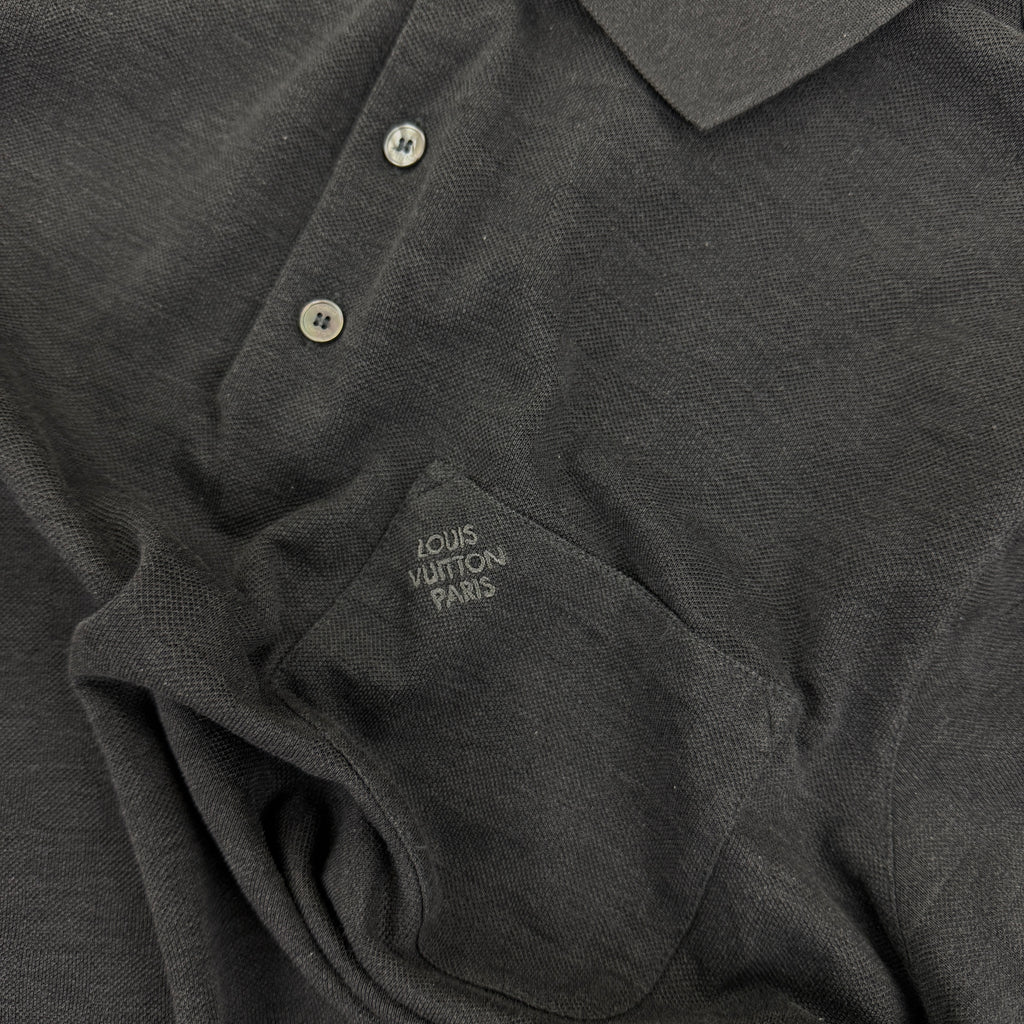 Louis Vuitton Men’s Grey Damier Polo - Medium