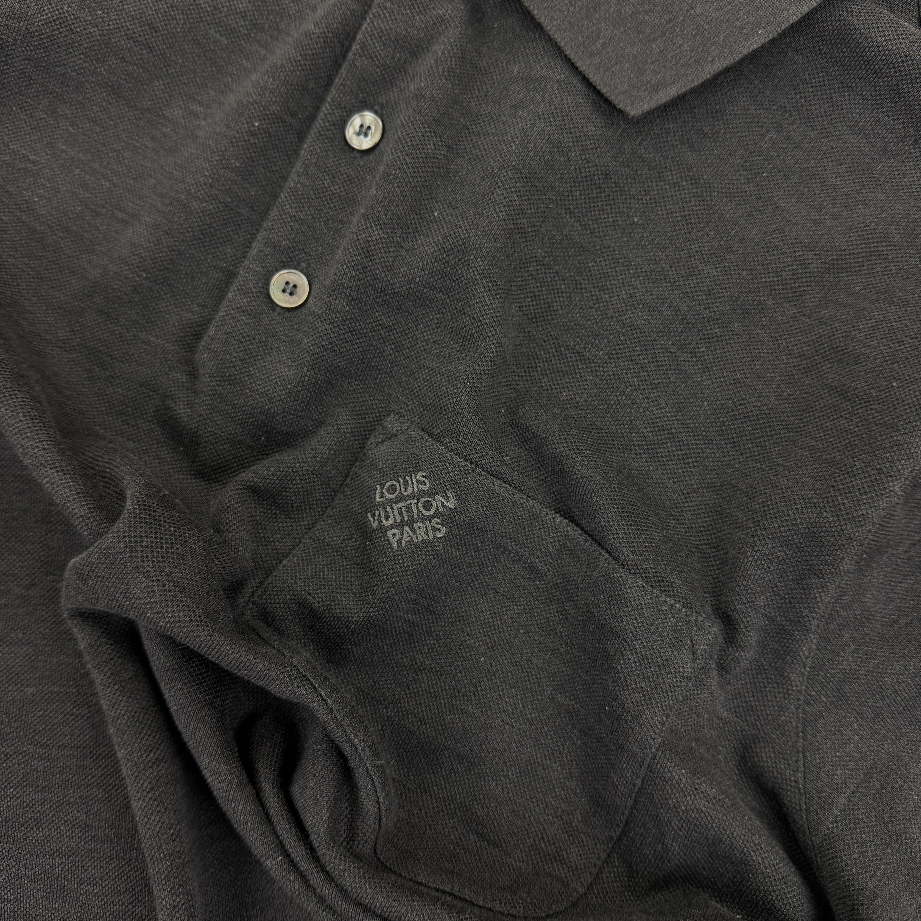 Louis Vuitton Men’s Grey Damier Polo - Medium