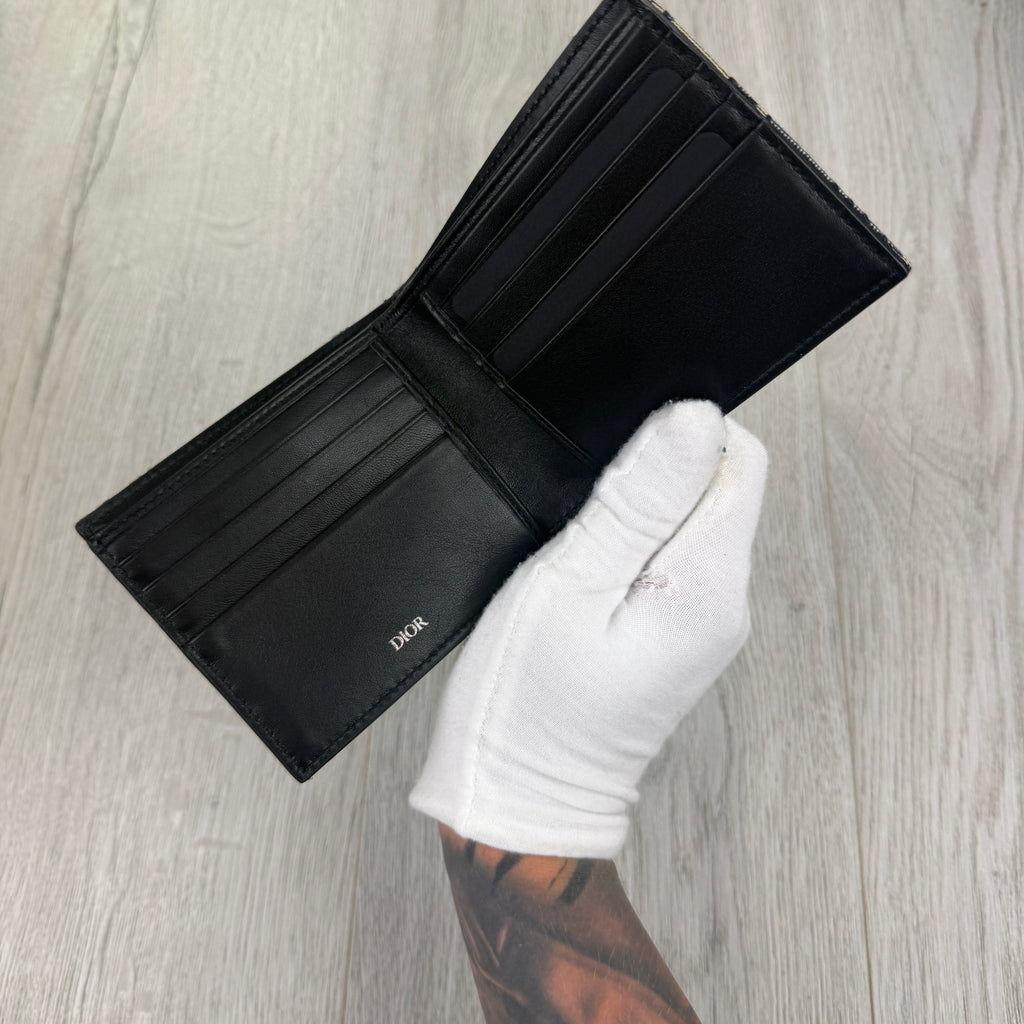 Dior Men’s Jacquard Oblique Bifold Wallet