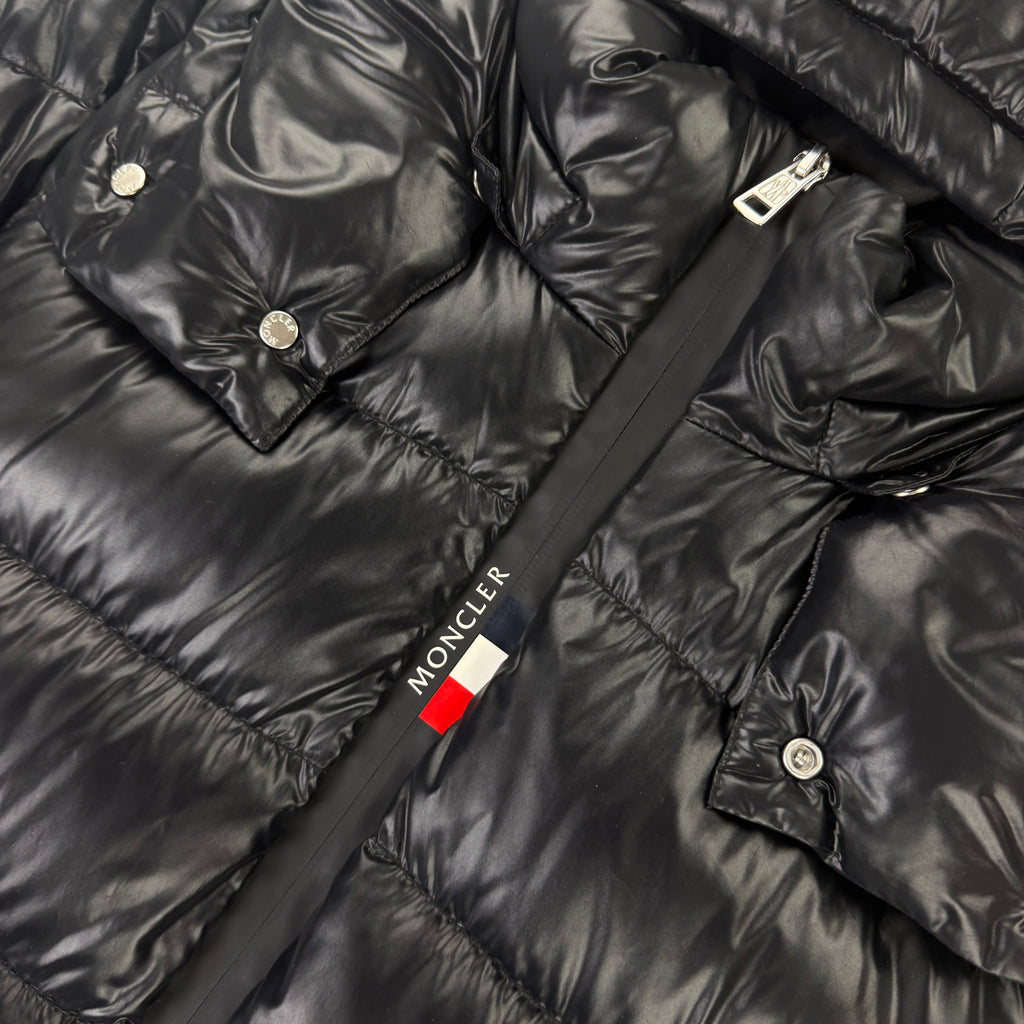 Moncler Men’s Cuvellier Giubbotto Black Puffer Jacket - Size 3