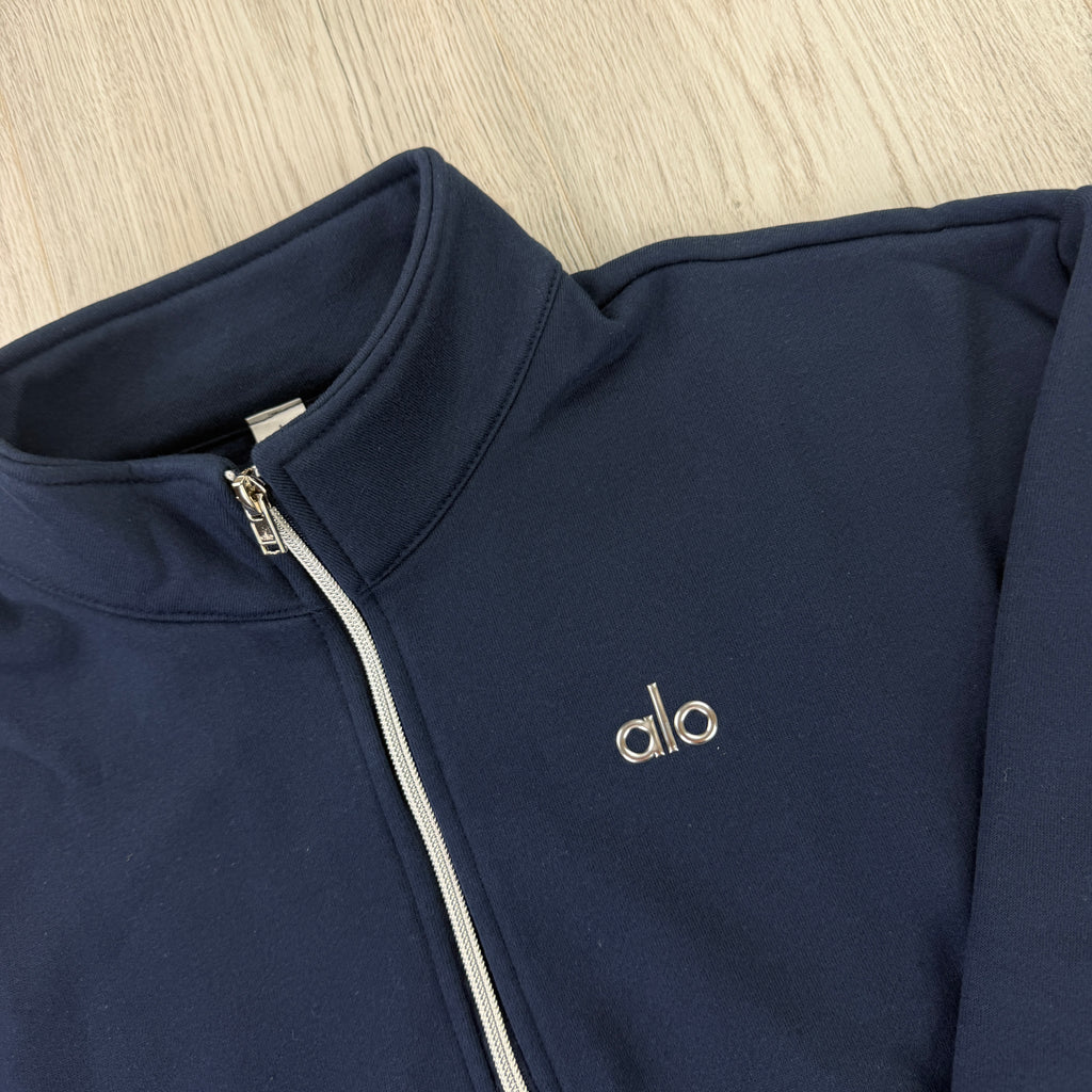 Alo Men’s Navy Full 1/4 & Straight Bottoms Tracksuit