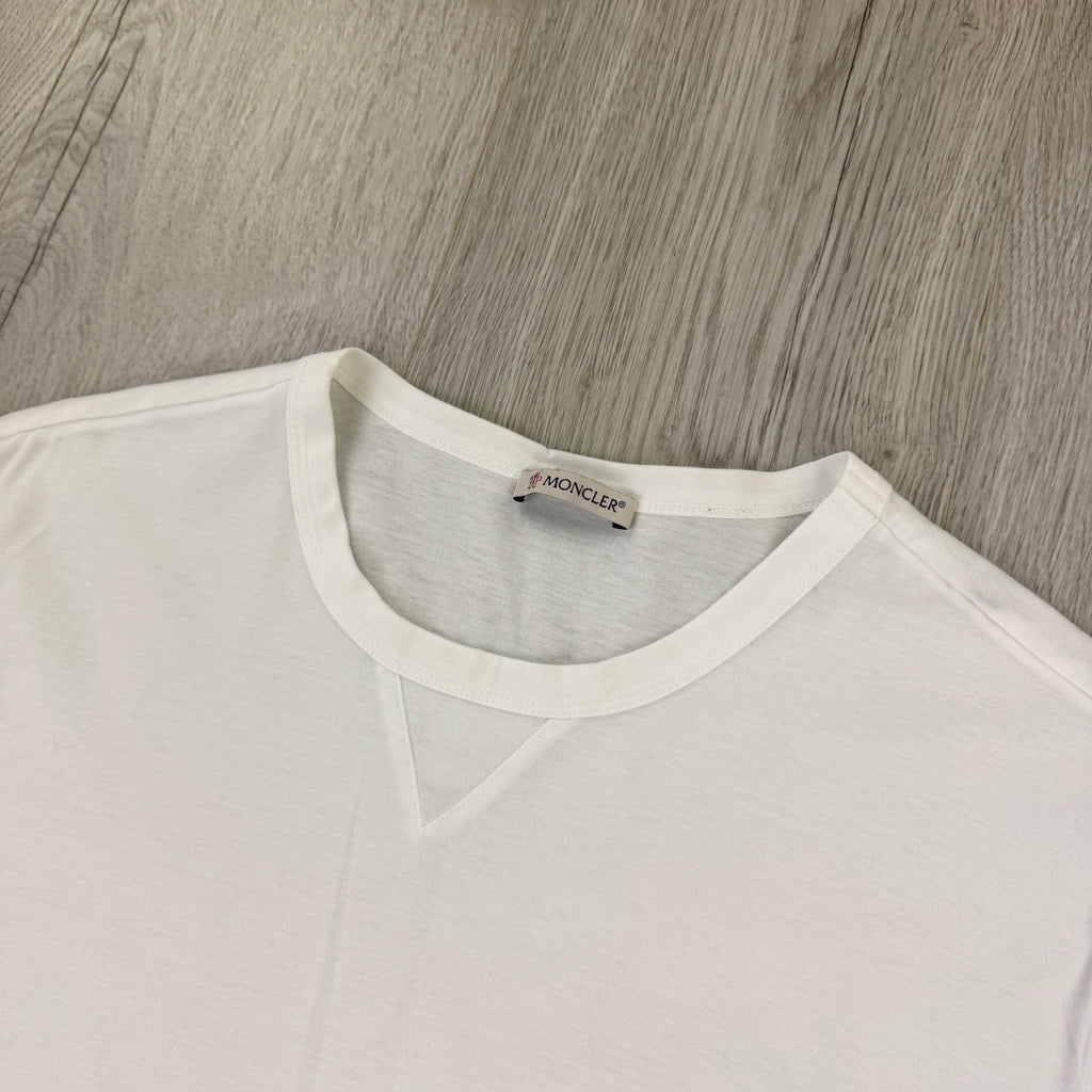 Moncler Men’s Double Logo White T-shirt