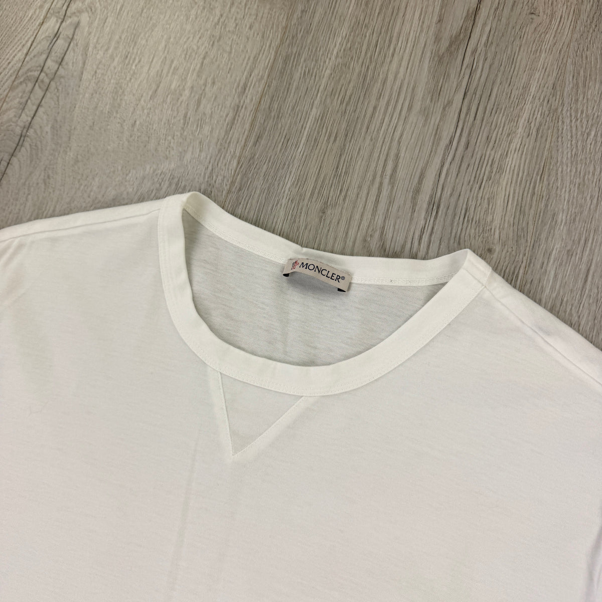 Moncler Men’s Double Logo White T-shirt