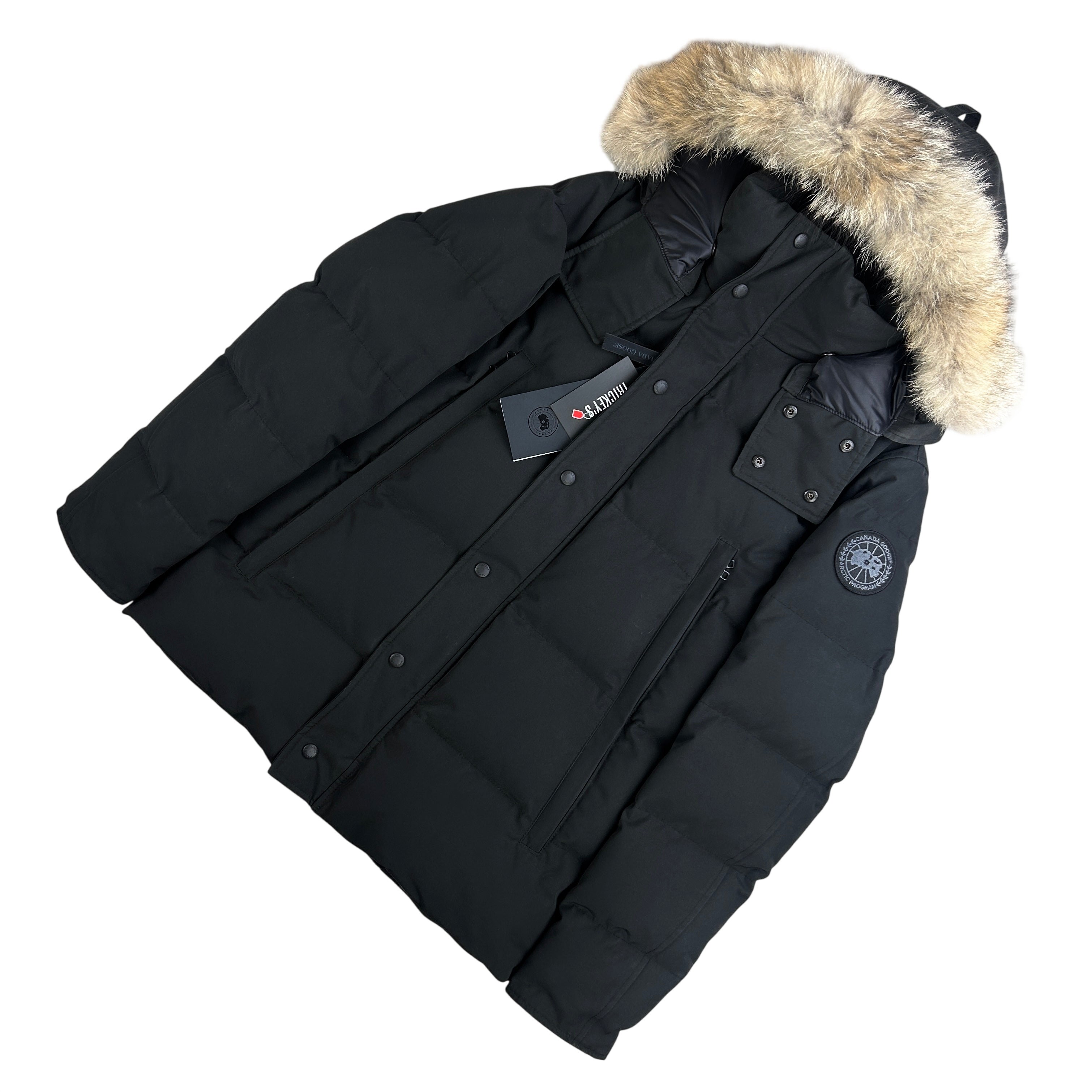 Canada Goose Men’s Black Badge Wyndham Parker Jacket - Medium