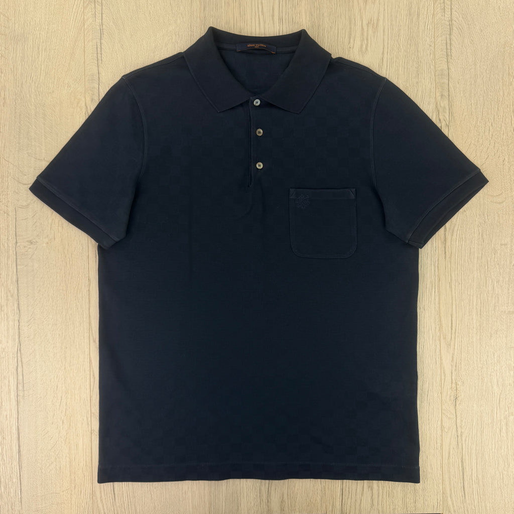 Louis Vuitton Men’s Navy Damier Polo - Large