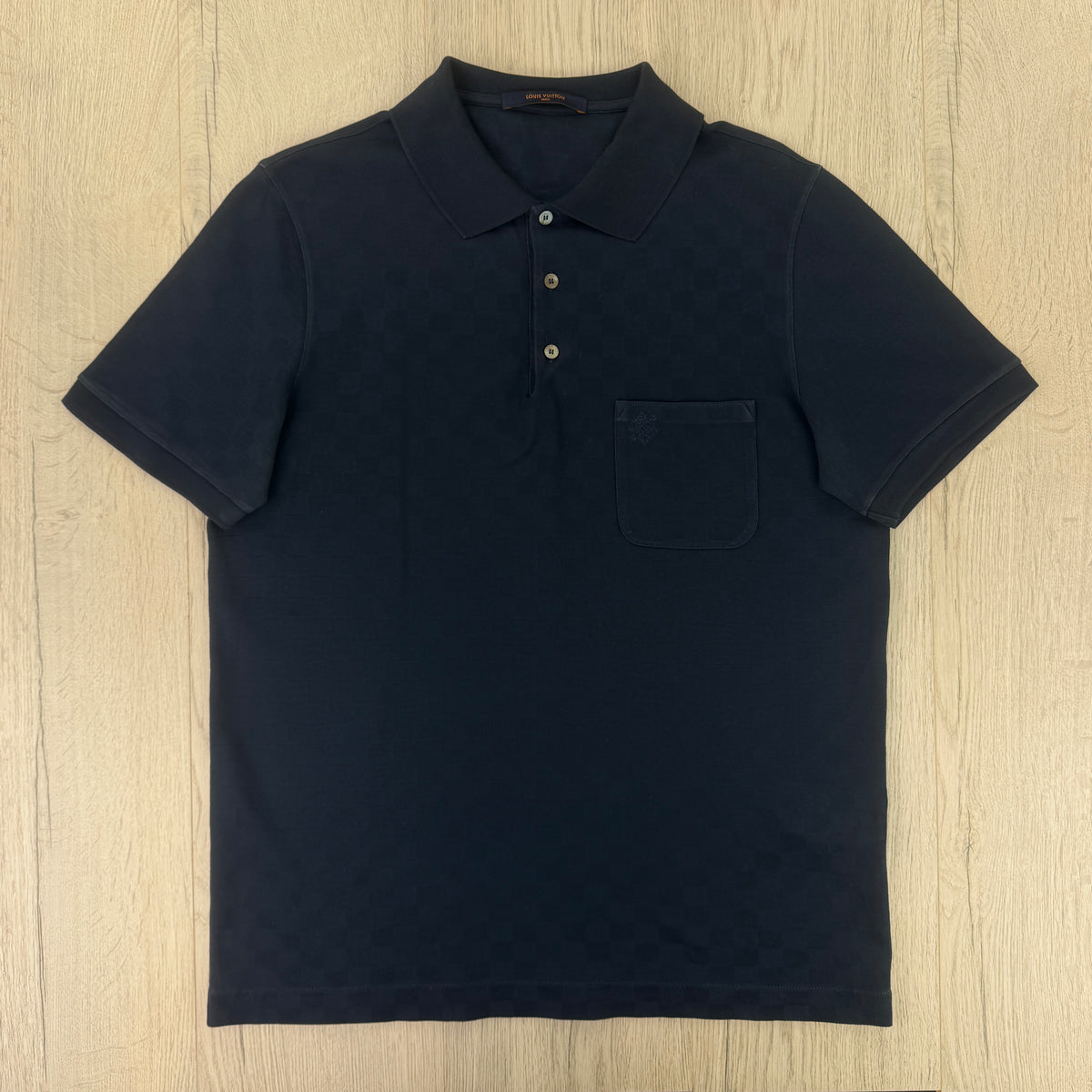Louis Vuitton Men’s Navy Damier Polo - Large