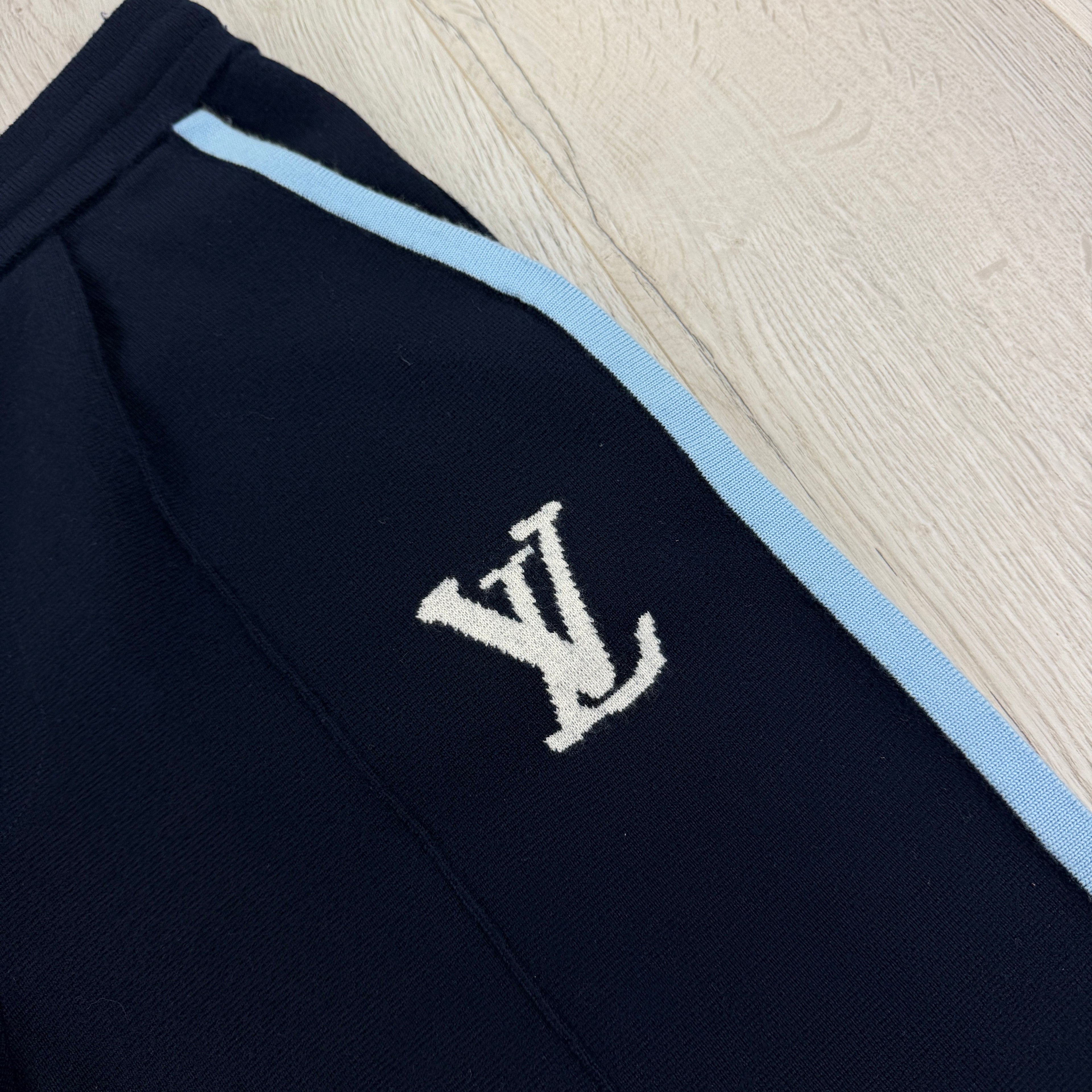 Louis Vuitton Men’s Navy Wool Shorts - Small (Fit Medium)