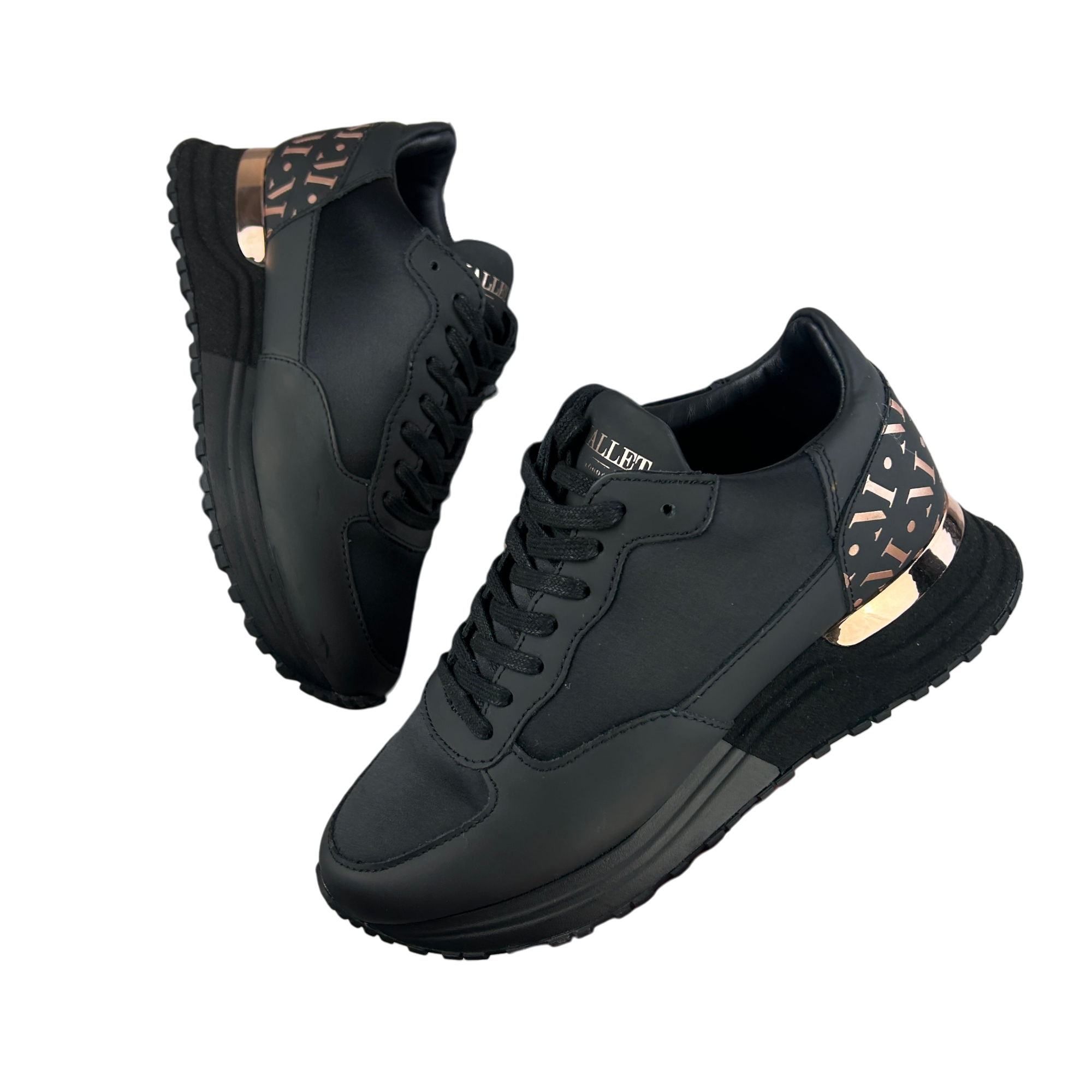 Mallet London Women’s Black Rose Gold - Uk 3