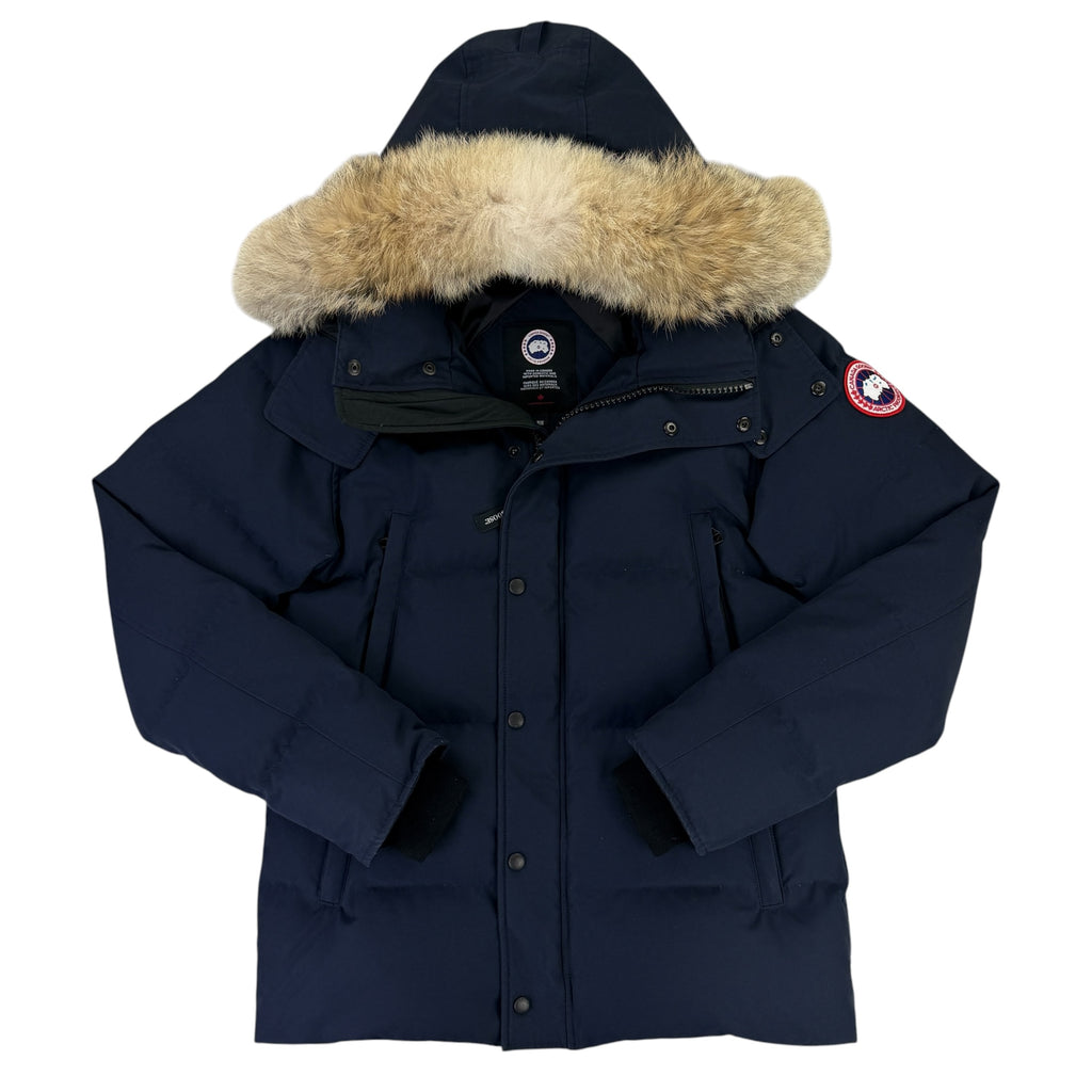 Canada Goose Men’s Wyndham Navy Parker Jacket - Medium