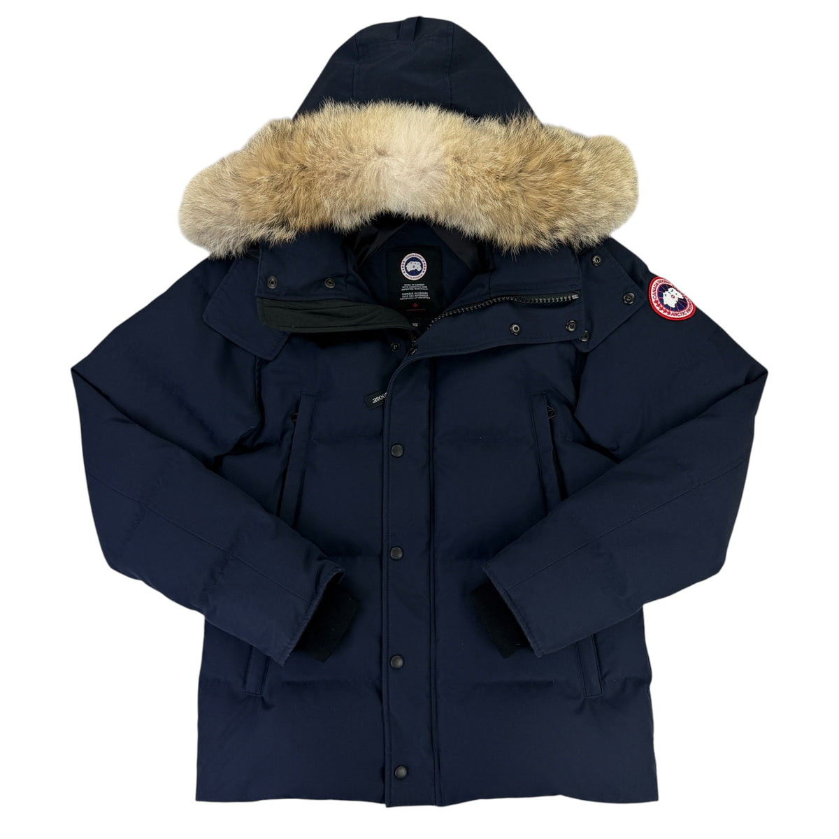 Canada Goose Men’s Wyndham Navy Parker Jacket - Medium