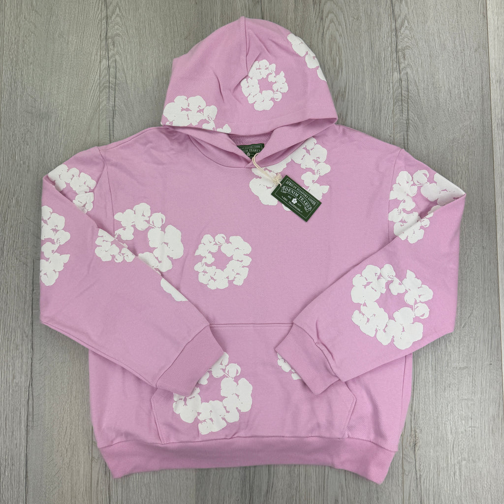 Denim Tears Men’s Pink Hoodie & Shorts Set