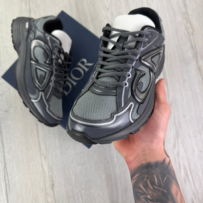 Dior B30 Men’s Grey Countdown Trainers - Uk 7
