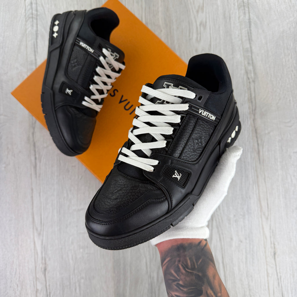 Louis Vuitton Men’s Black & White Trainers - Uk 7.5 (Fit 8/8.5)