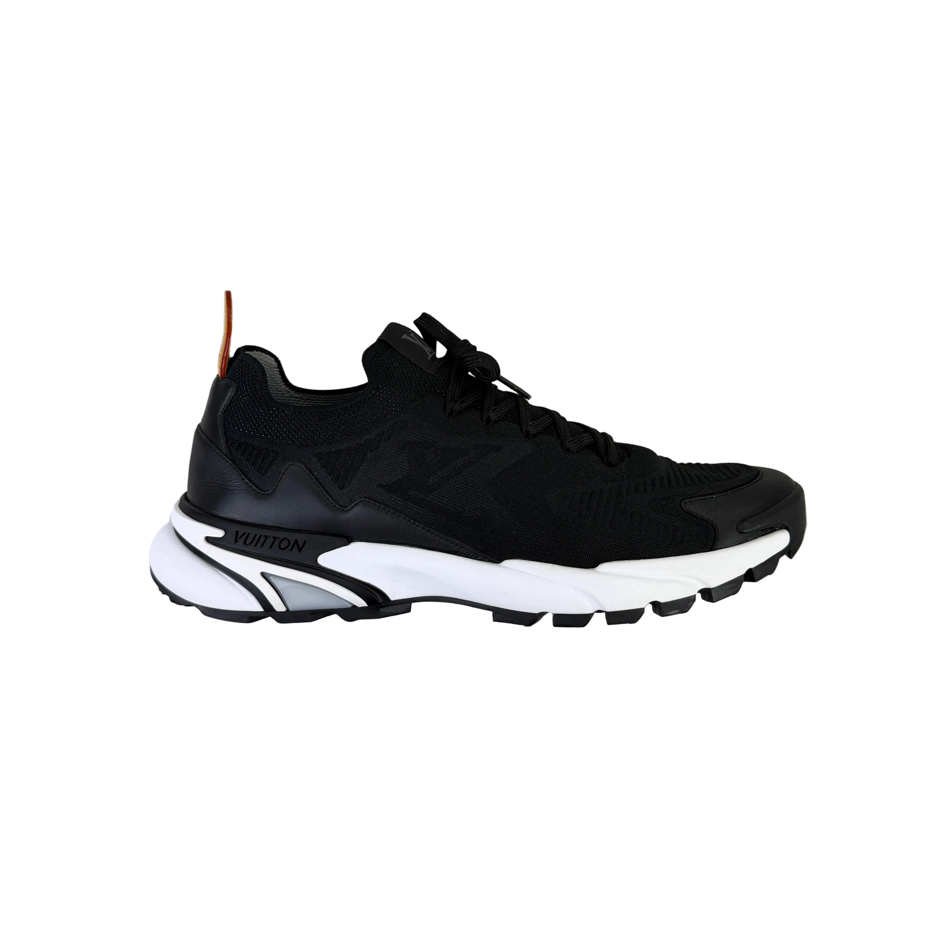 Louis Vuitton Men’s Black & White Tatic Trainers - Uk 10 (Fit 11)