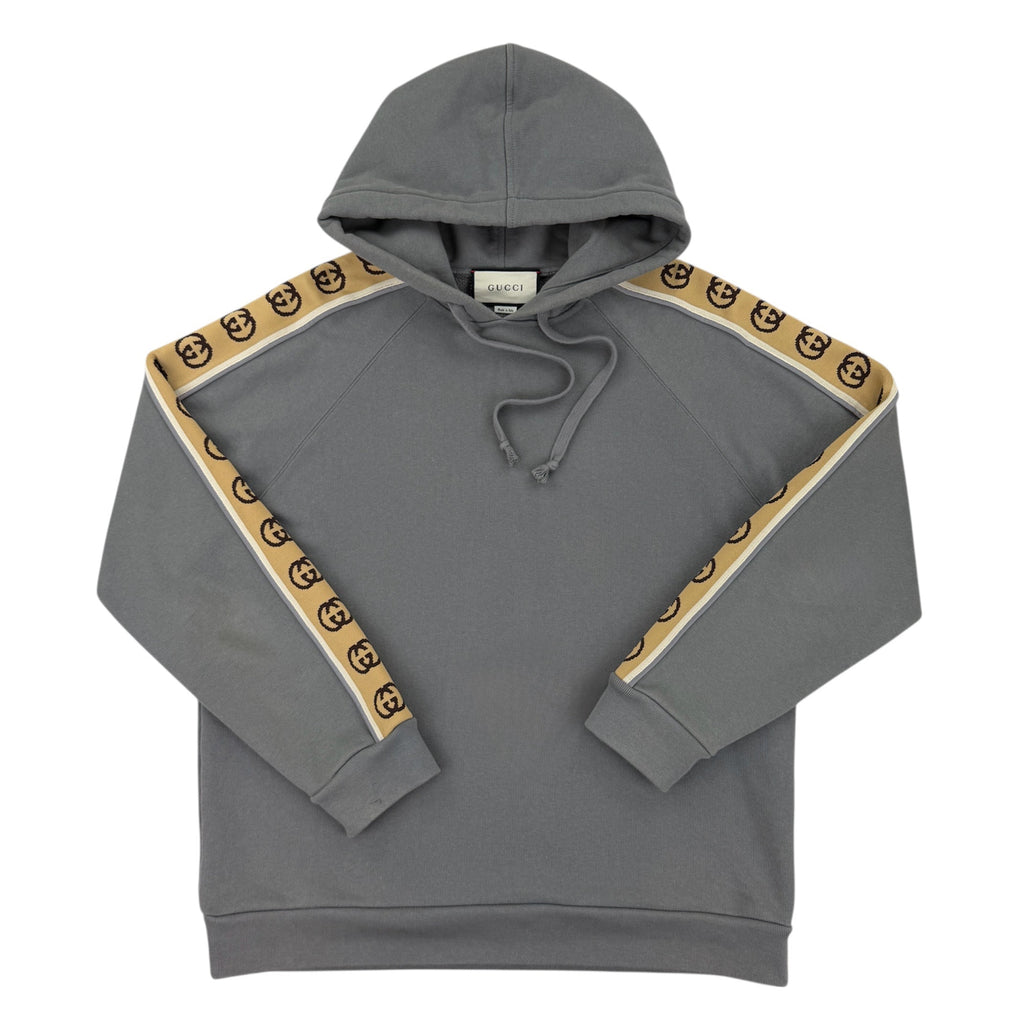 Gucci Men’s Grey Pullover Hoodie - Medium
