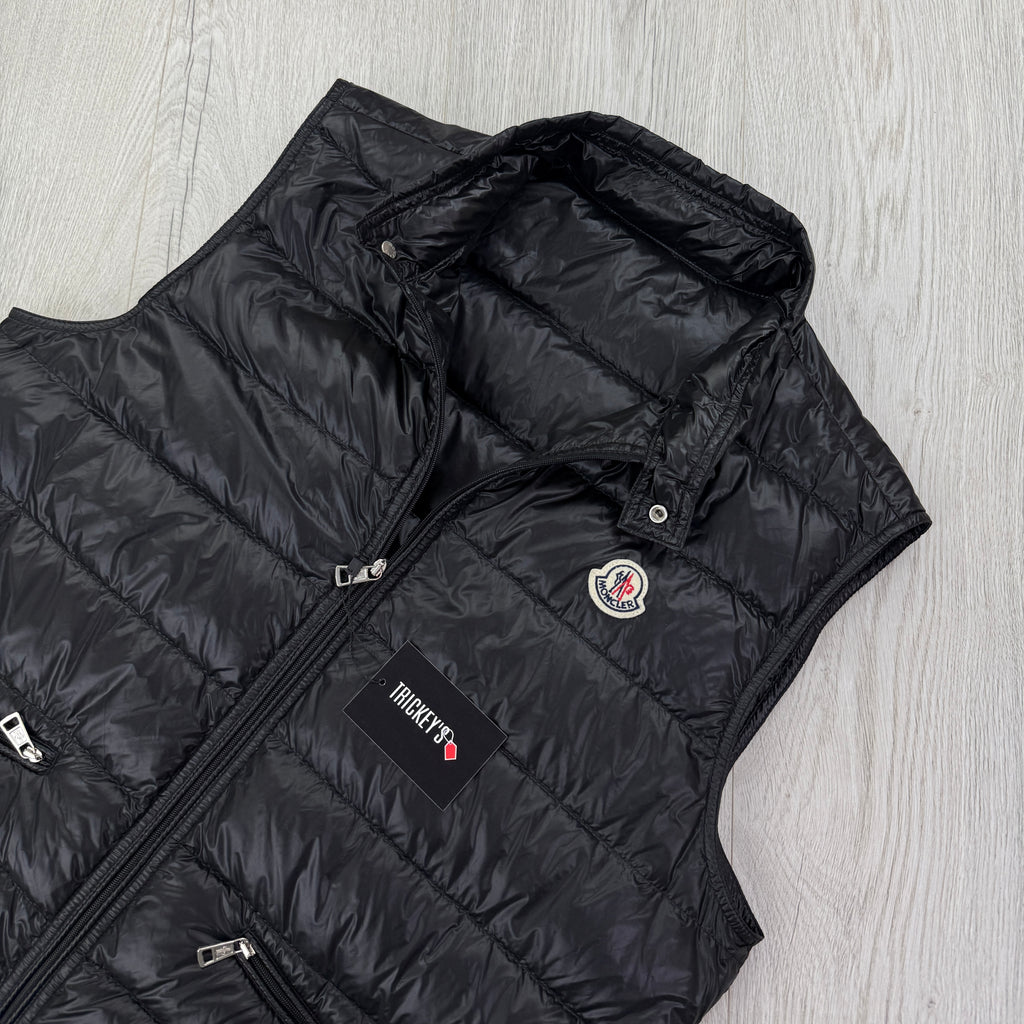 Moncler Men’s Black GUI Down Gilet - Size 3