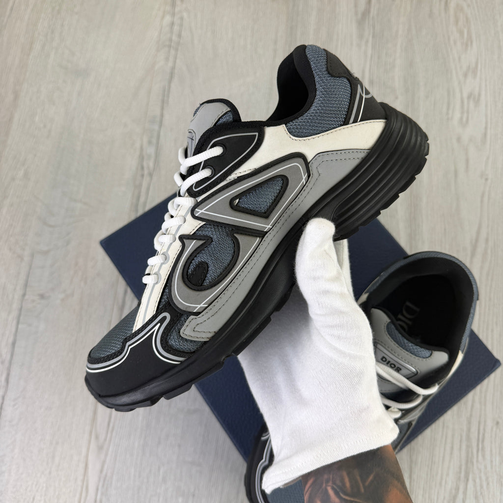 Dior B30 Men’s Blue Grey / White / Black Trainers - 41 (Uk 7)